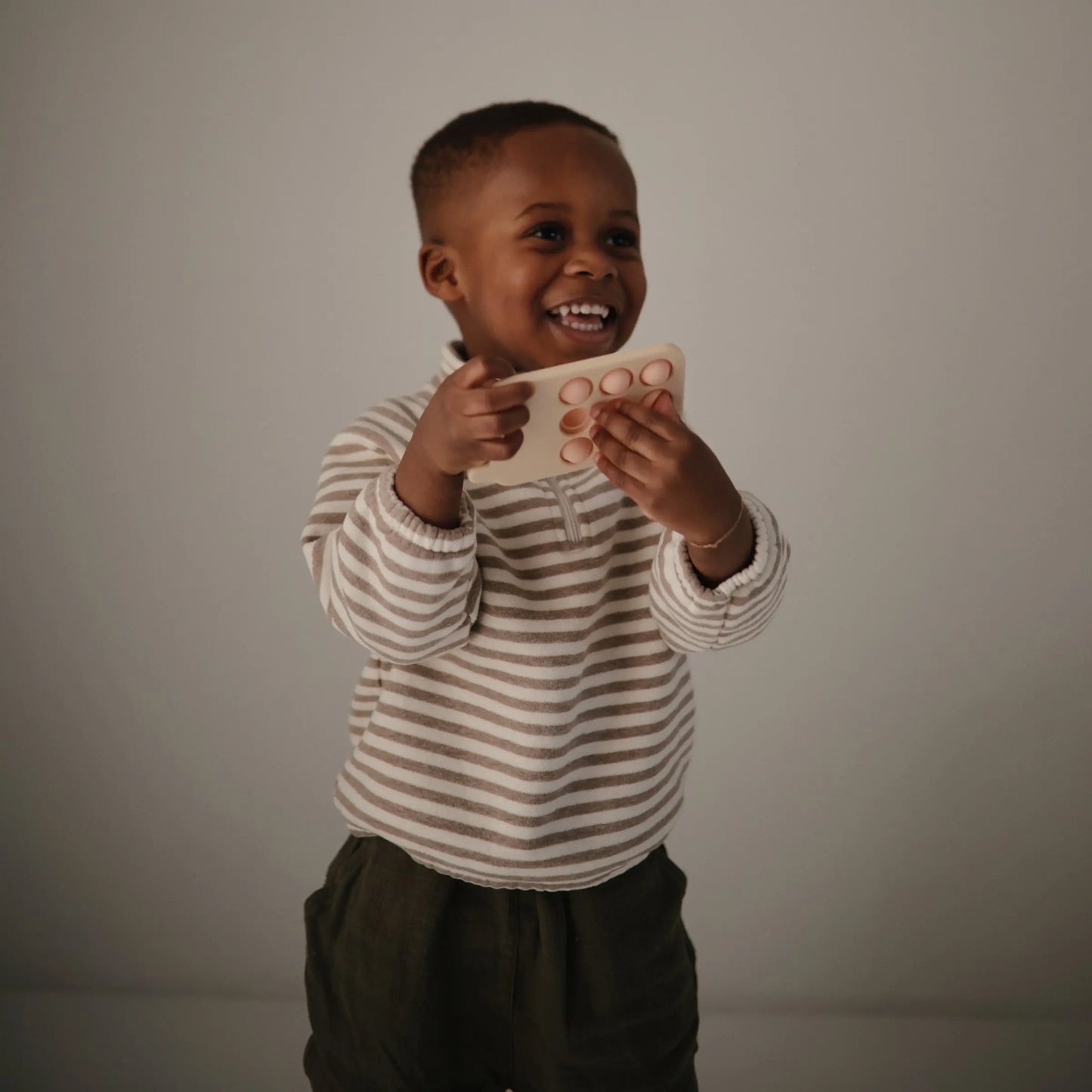 Phone Press Toy for Sensory Exploration and Fine Motor Skill Development Mushie Everetts Place: Online Boutique