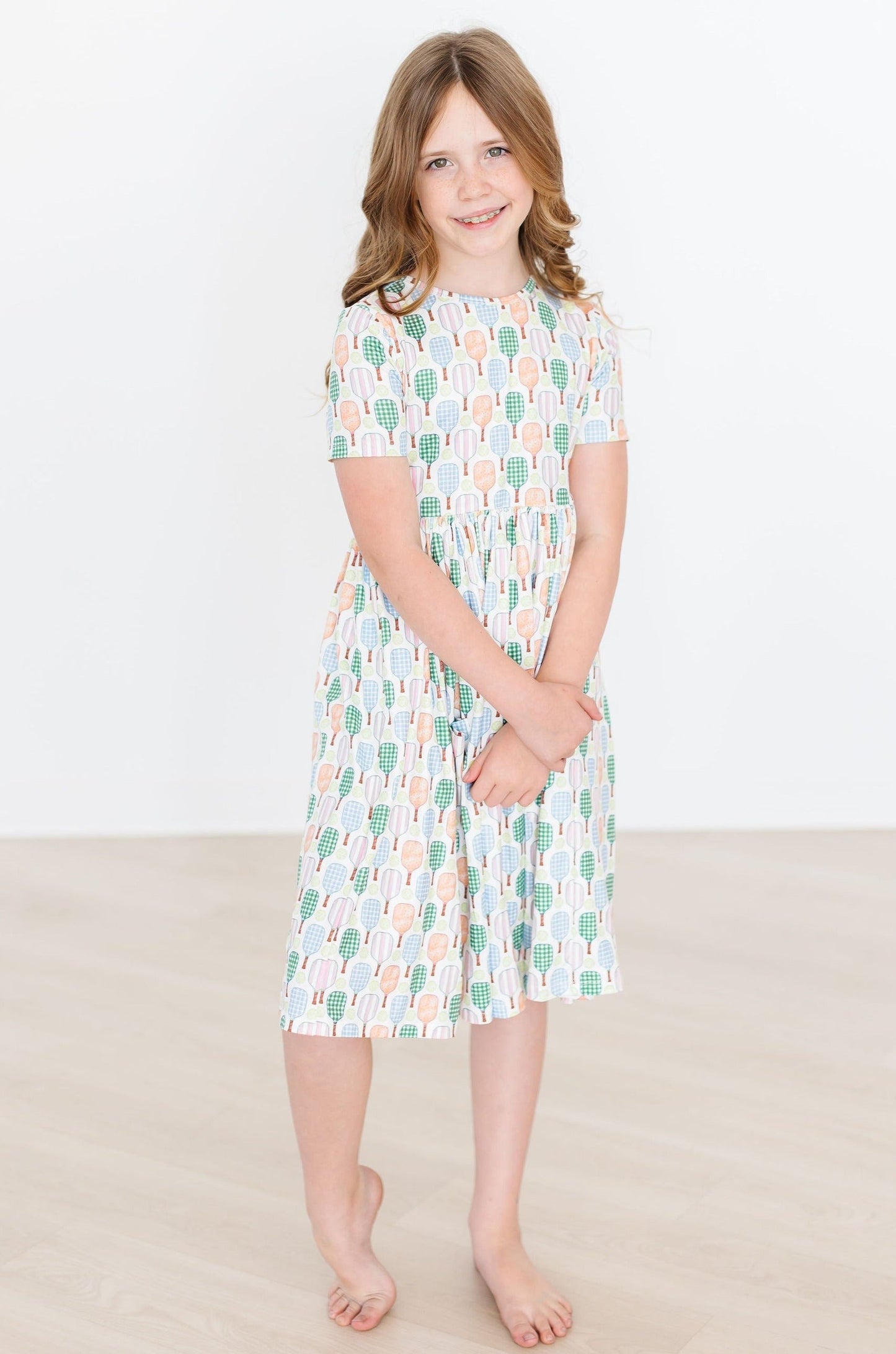 Mila & Rose ® Mila And Rose Toddler Pocket Twirl Short Sleeve Dress - Apparel & Accessories > Clothing > Dresses Twirl Pocket Dress S/S