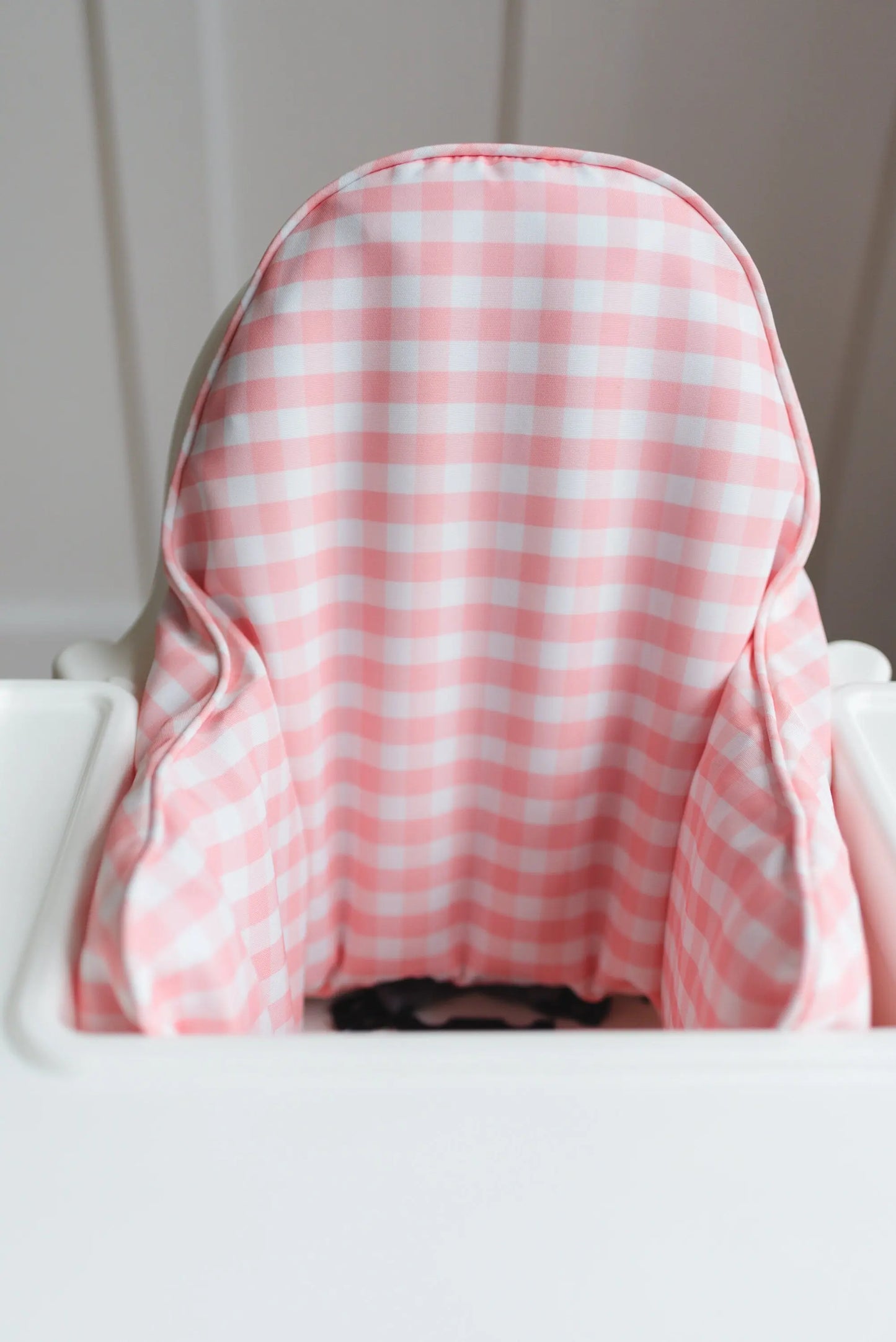 Pink Gingham Cushion Cover for IKEA Antilop Highchair Little Joy Co. Everetts Place: Online Boutique
