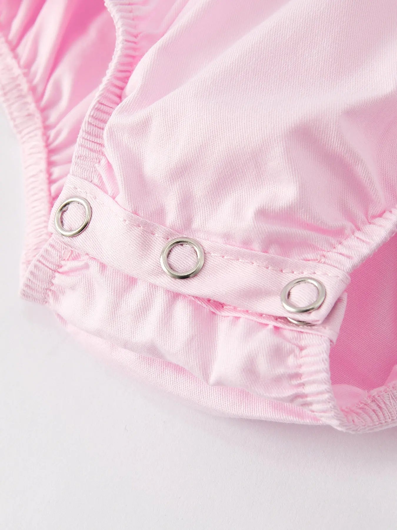Pink Smocked Church Bishop Christening Romper for Baby Girls Rylee Faith Designs Everetts Place: Online Boutique