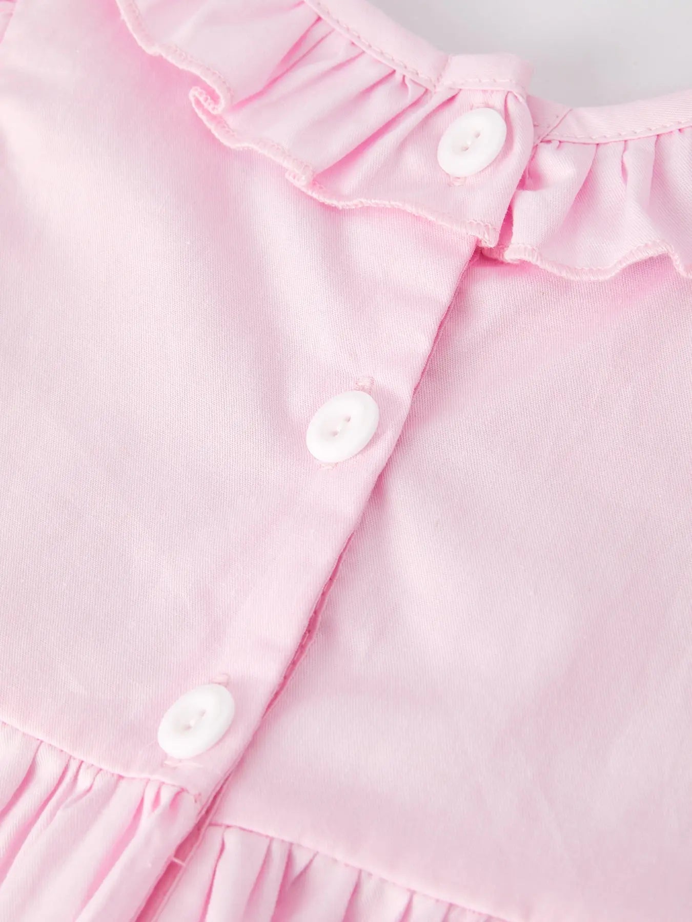 Pink Smocked Church Christ Bishop Christening Dress Rylee Faith Designs Everetts Place: Online Boutique
