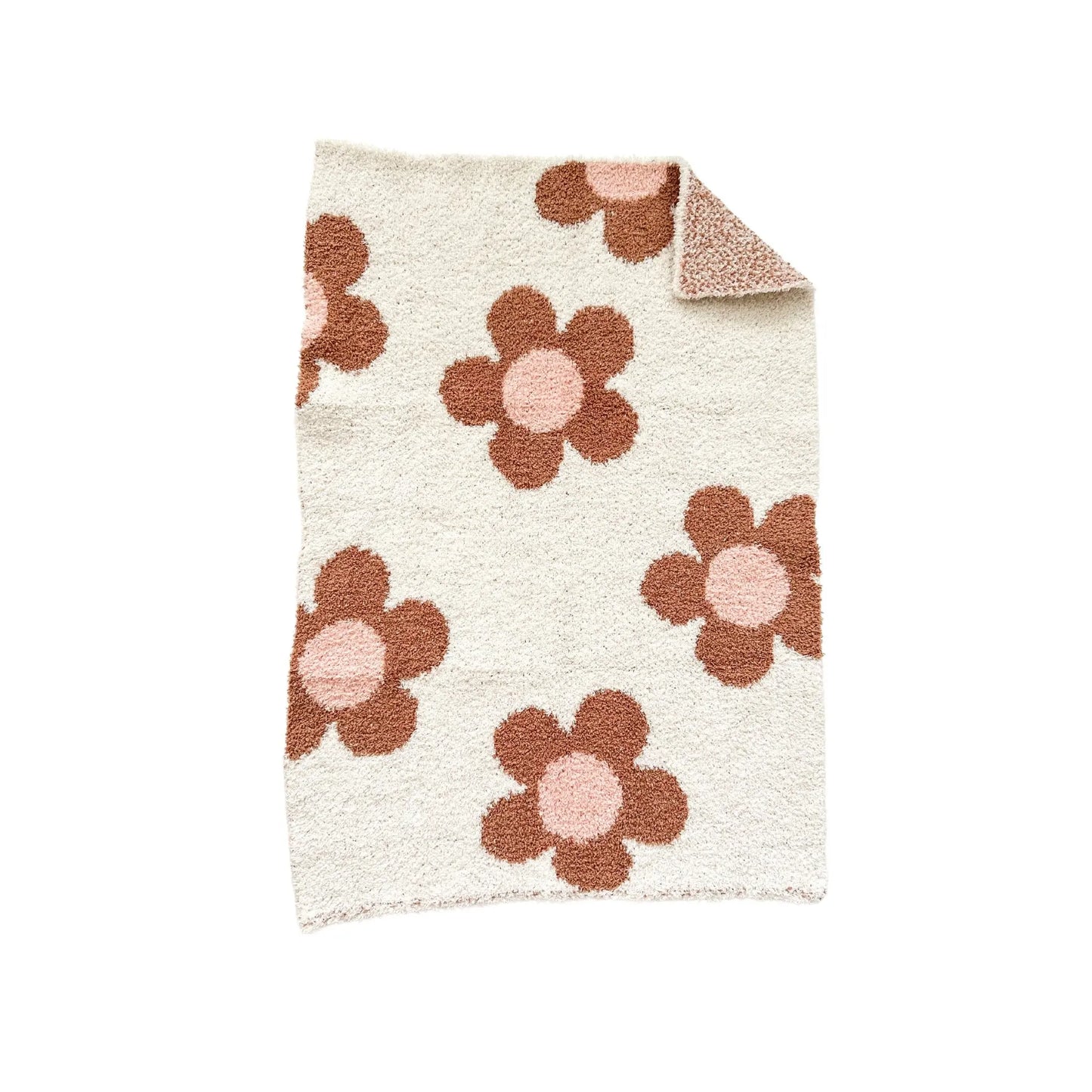 Plush Mini Blanket - Caramel Daisy Harp Angel Boutique