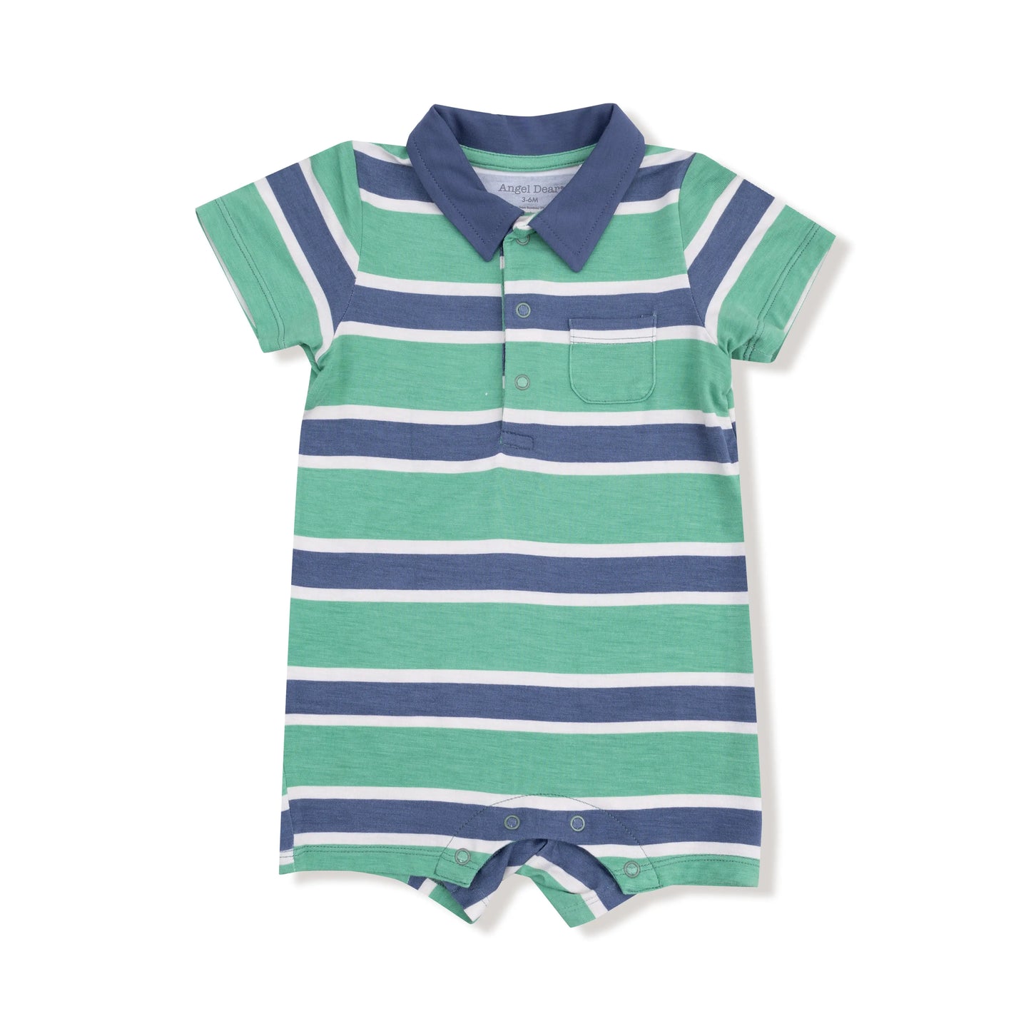 Polo Shortie Playful Stylish Comfortable Romper for Kids Angel Dear Everetts Place: Online Boutique