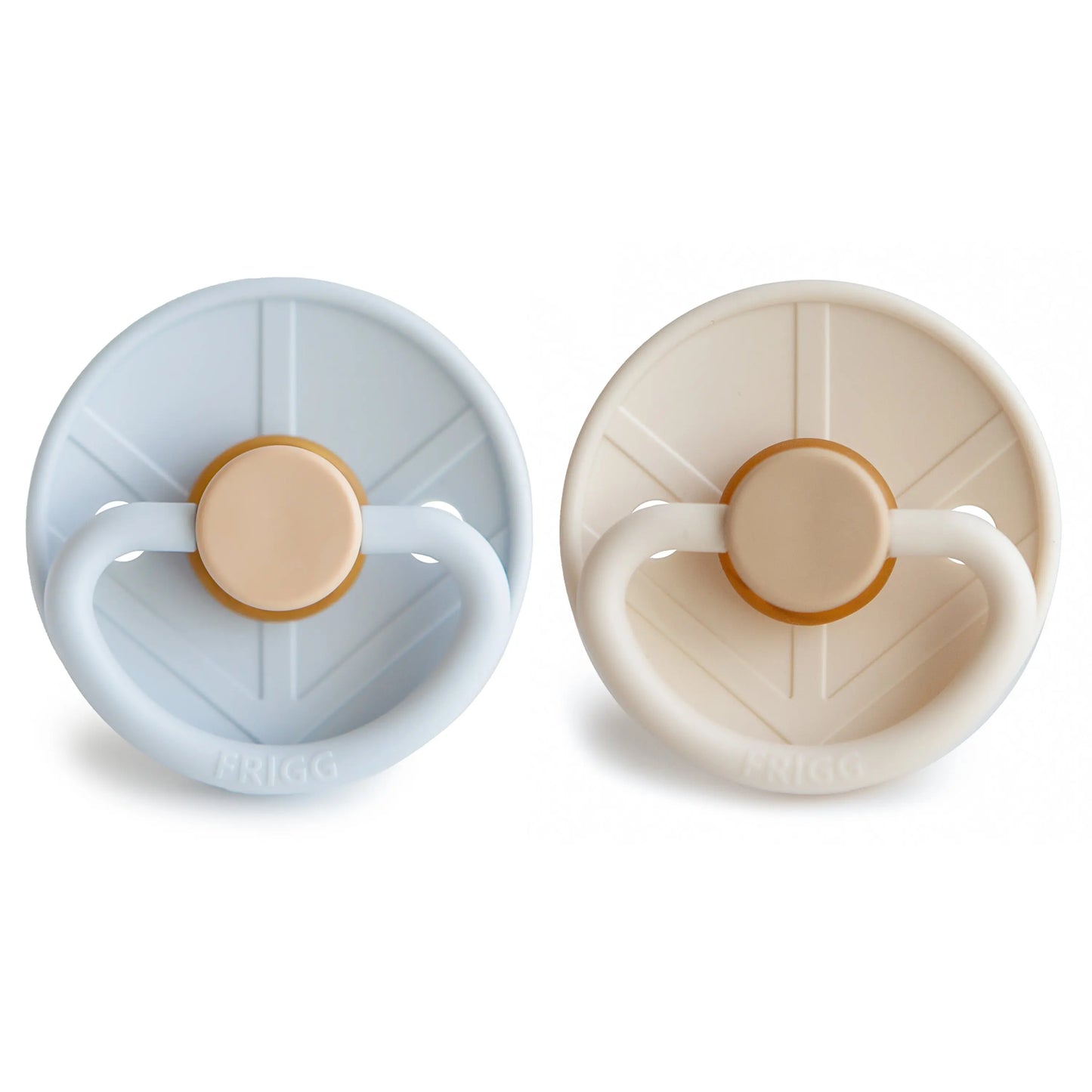 Frigg Little Viking Natural Rubber Pacifier Two Pack Mushie