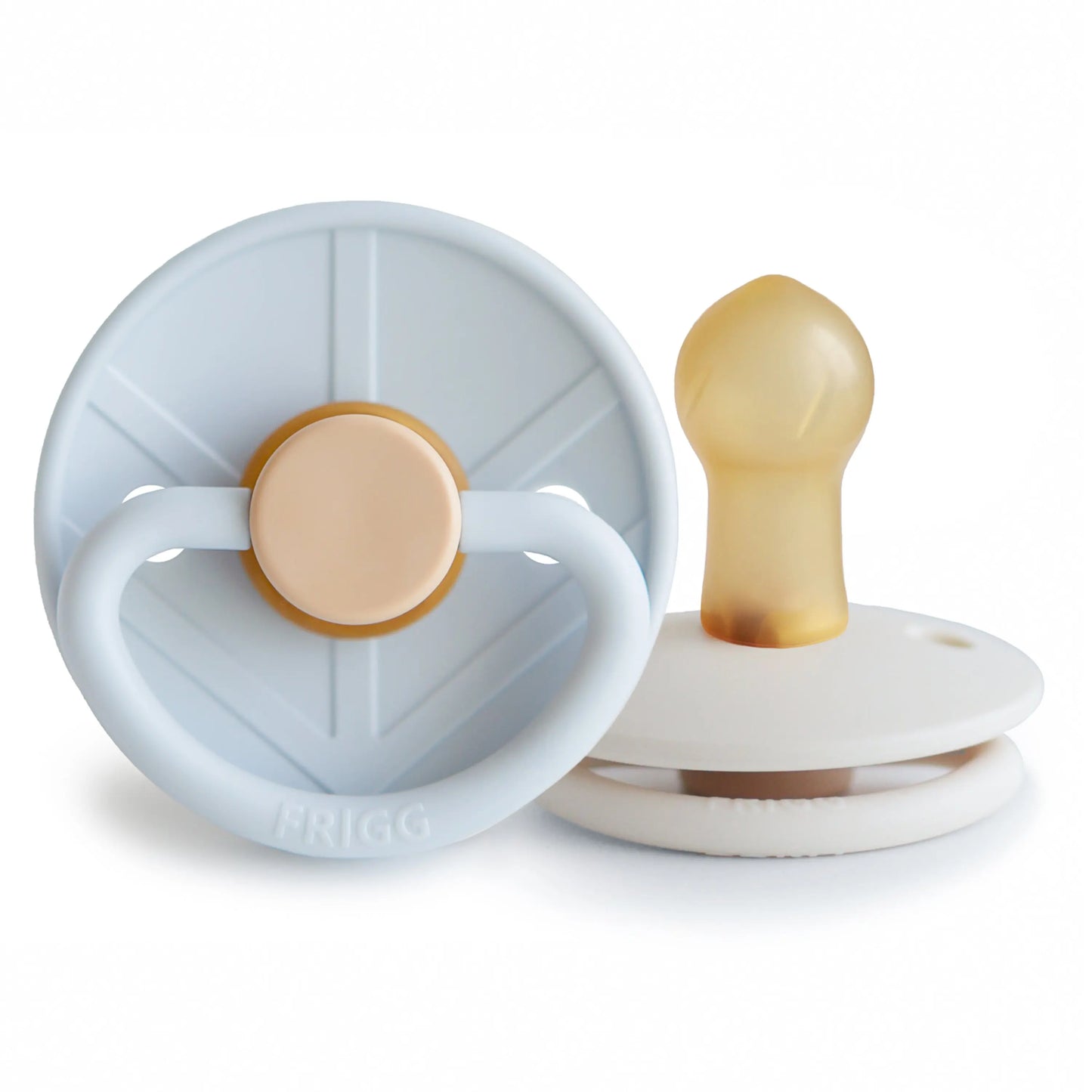 Frigg Little Viking Natural Rubber Pacifier Two Pack Mushie