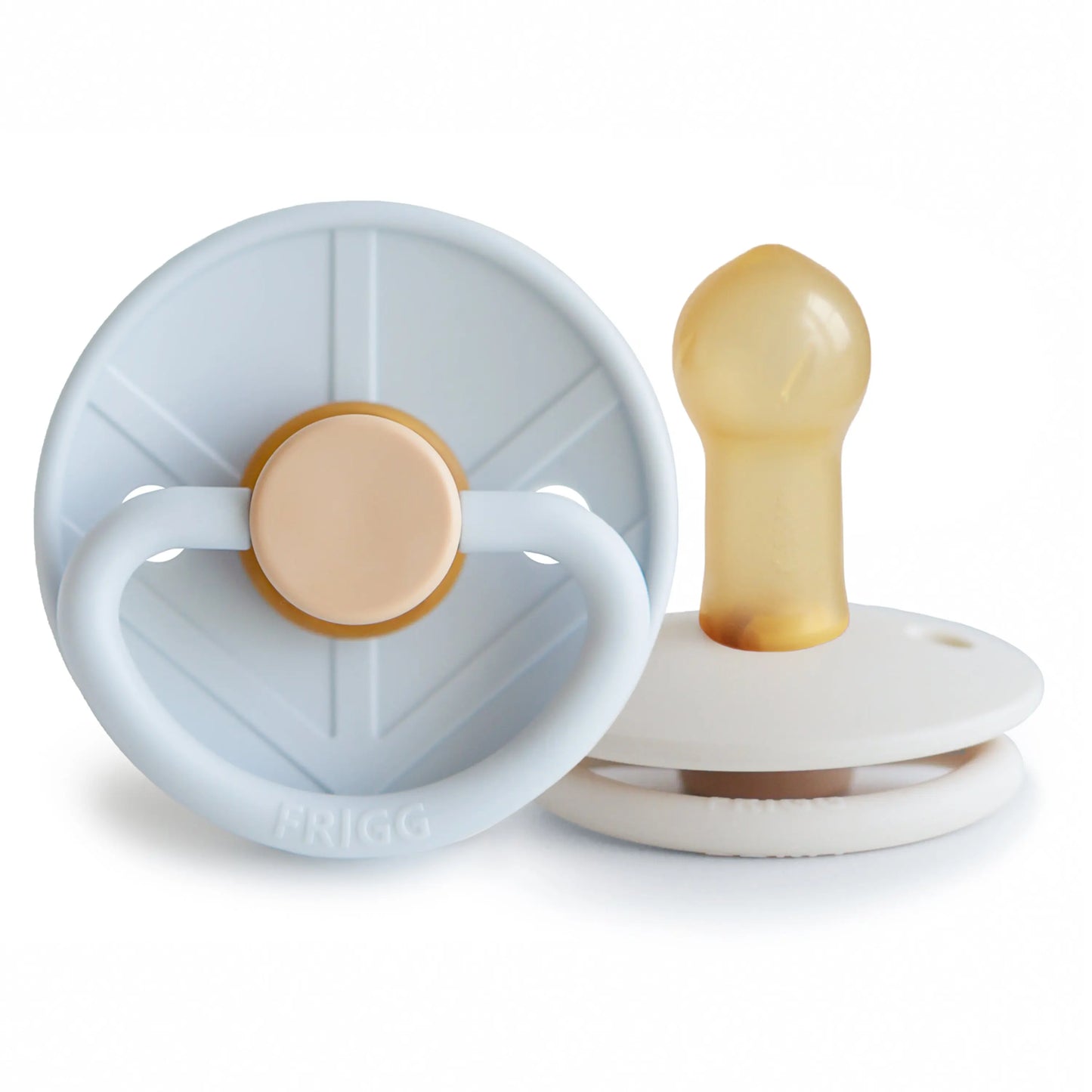 Frigg Little Viking Natural Rubber Pacifier Two Pack Mushie