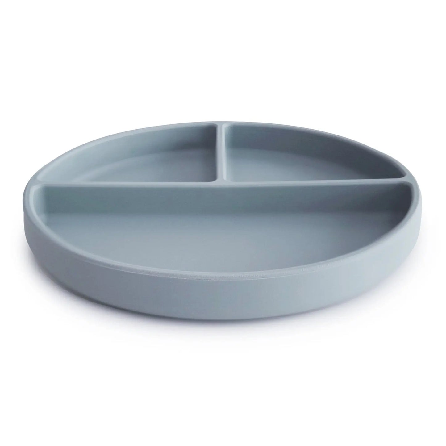 Silicone Suction Plate for Babies Food Grade Safe Design Minimizes Spills Mushie