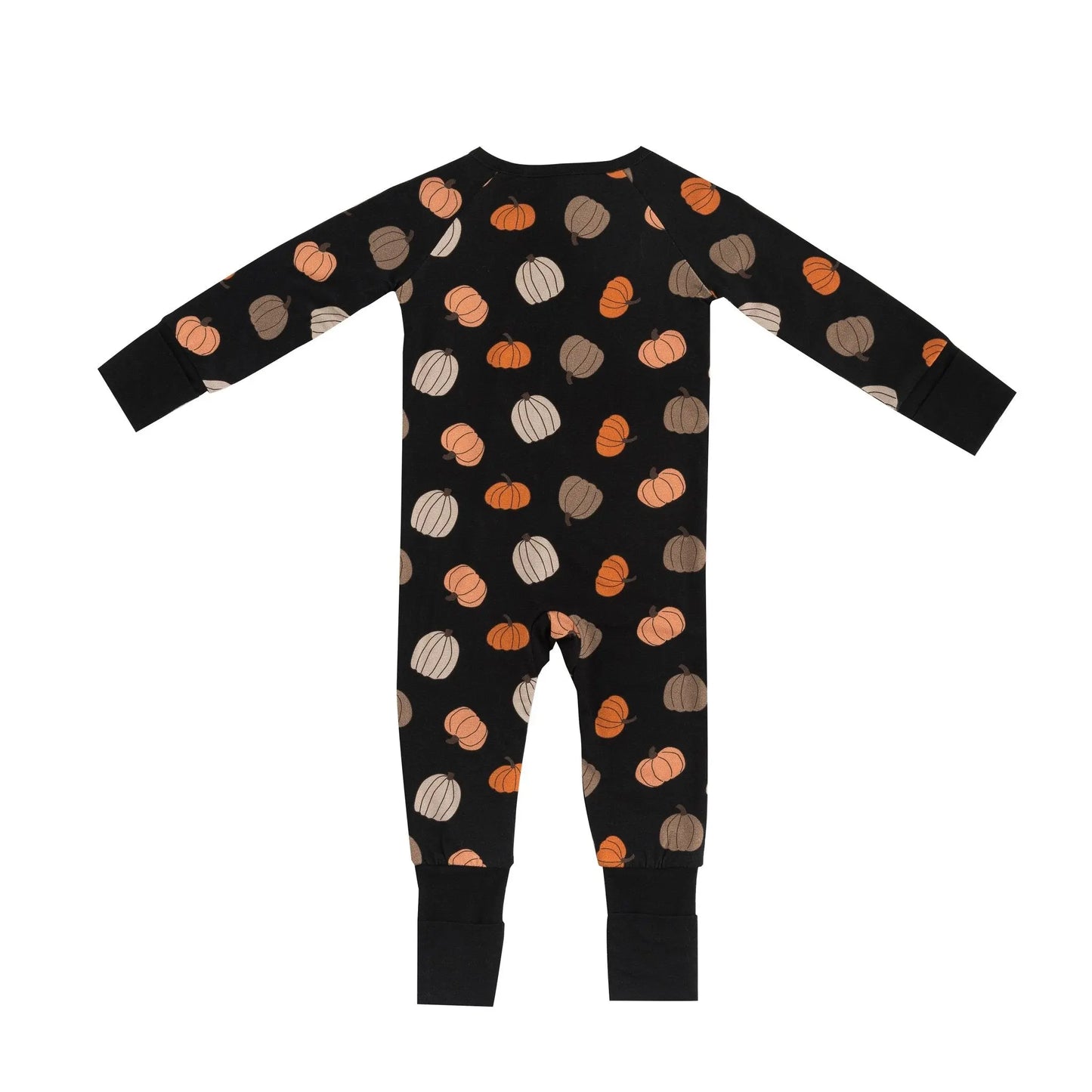 Pumpkins Black (Convertible Zip Footies) Dreamlet Everetts Place: Online Boutique