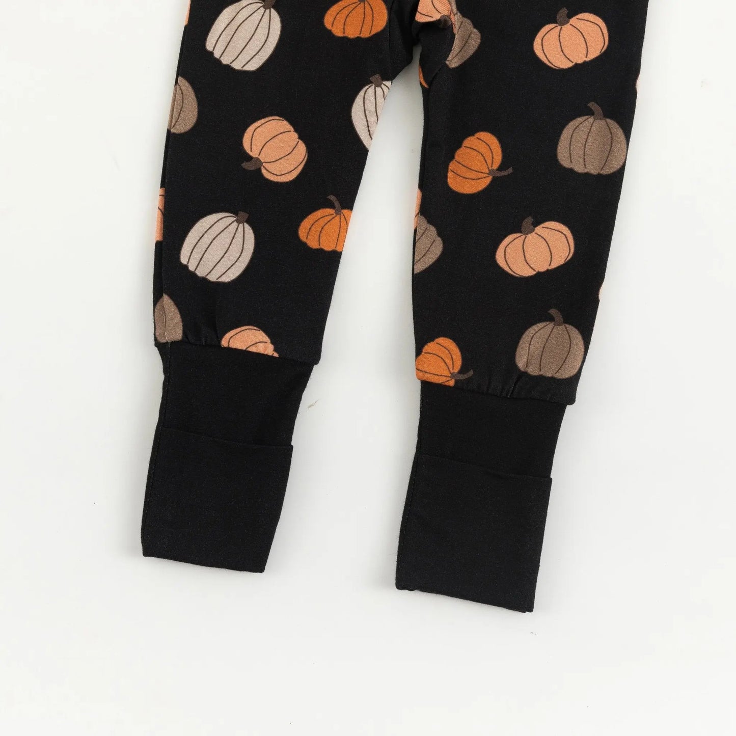 Pumpkins Black (Convertible Zip Footies) Dreamlet Everetts Place: Online Boutique