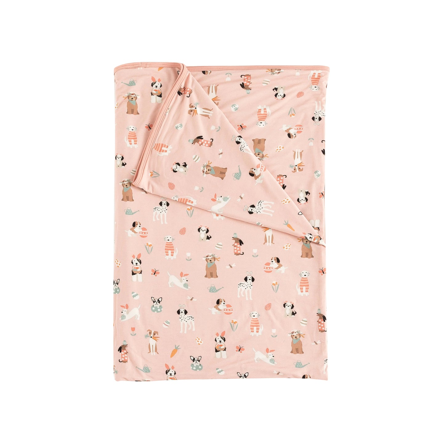 Puppy Egg Hunt Dream Blanket Pink Dreamlet Lux Bamboo Dreamlet Everetts Place: Online Boutique