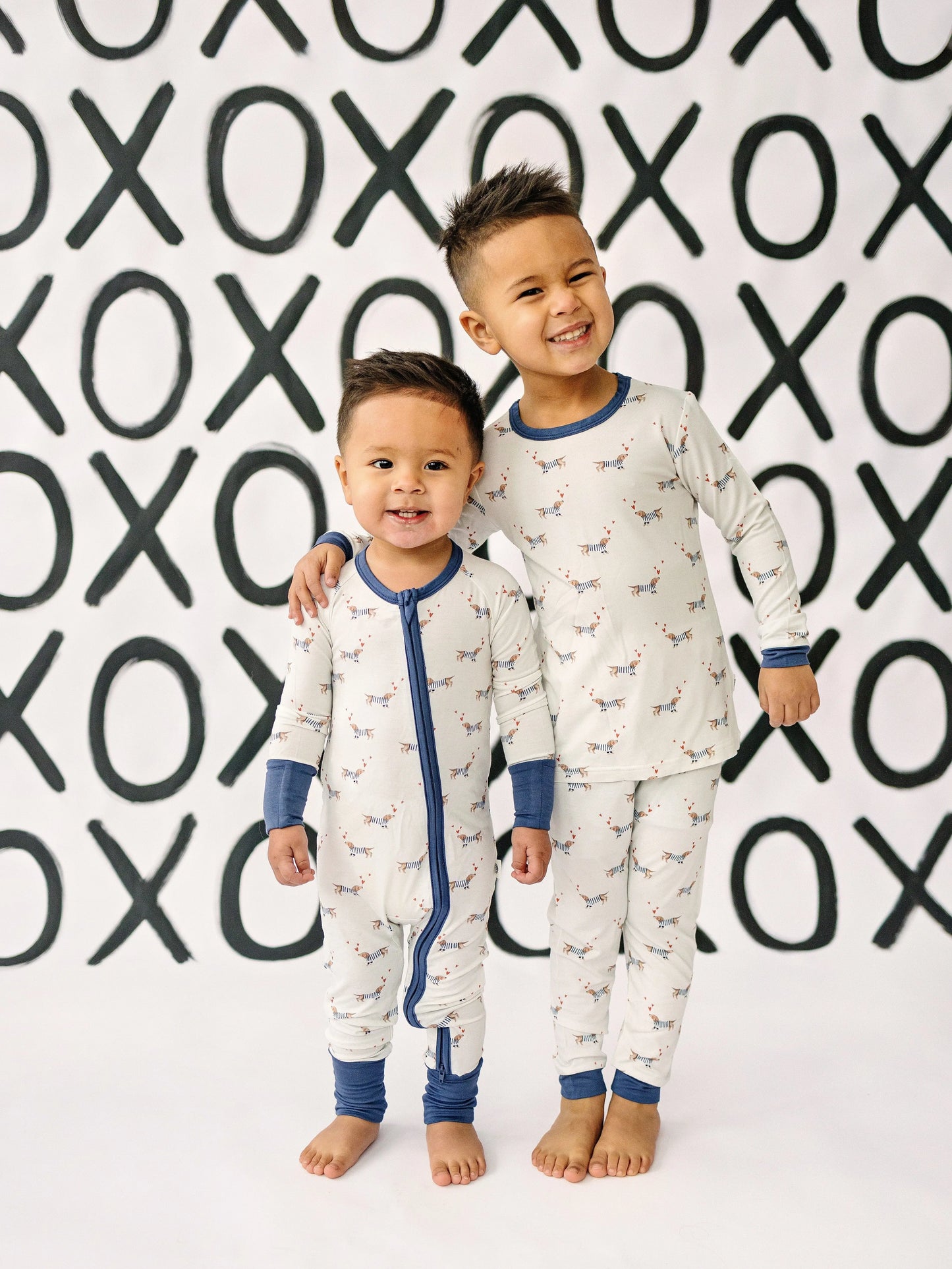 Puppy Love Two Piece Bamboo Pajamas Set For Cozy Sleep Little Joy Co. Everetts Place: Online Boutique