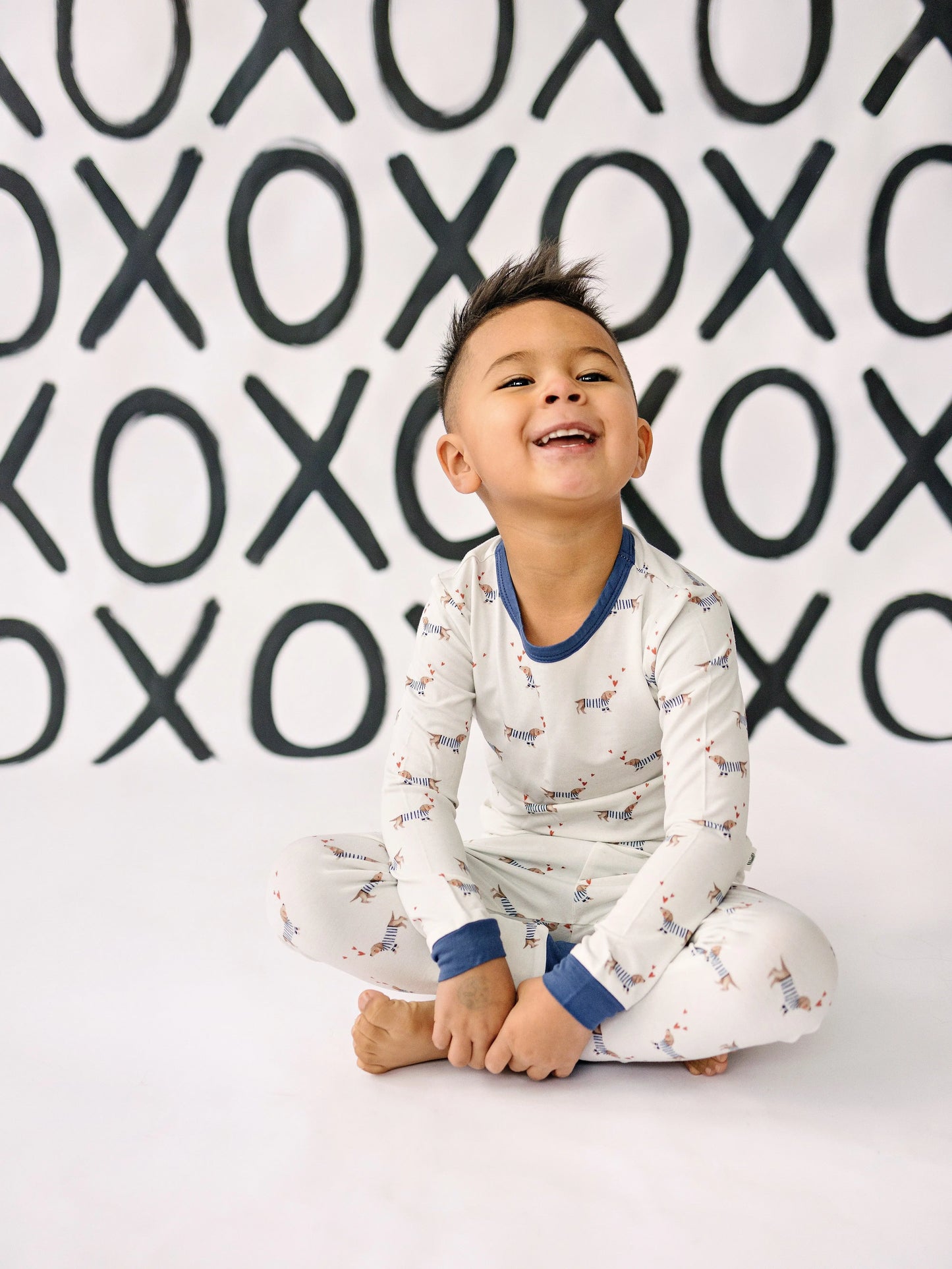 Puppy Love Two Piece Bamboo Pajamas Set For Cozy Sleep Little Joy Co. Everetts Place: Online Boutique