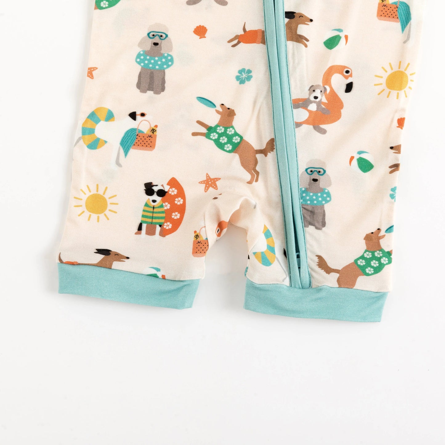 Pups in the Sun Romper Beach Day Print for Pets and Dogs Dreamlet Everetts Place: Online Boutique