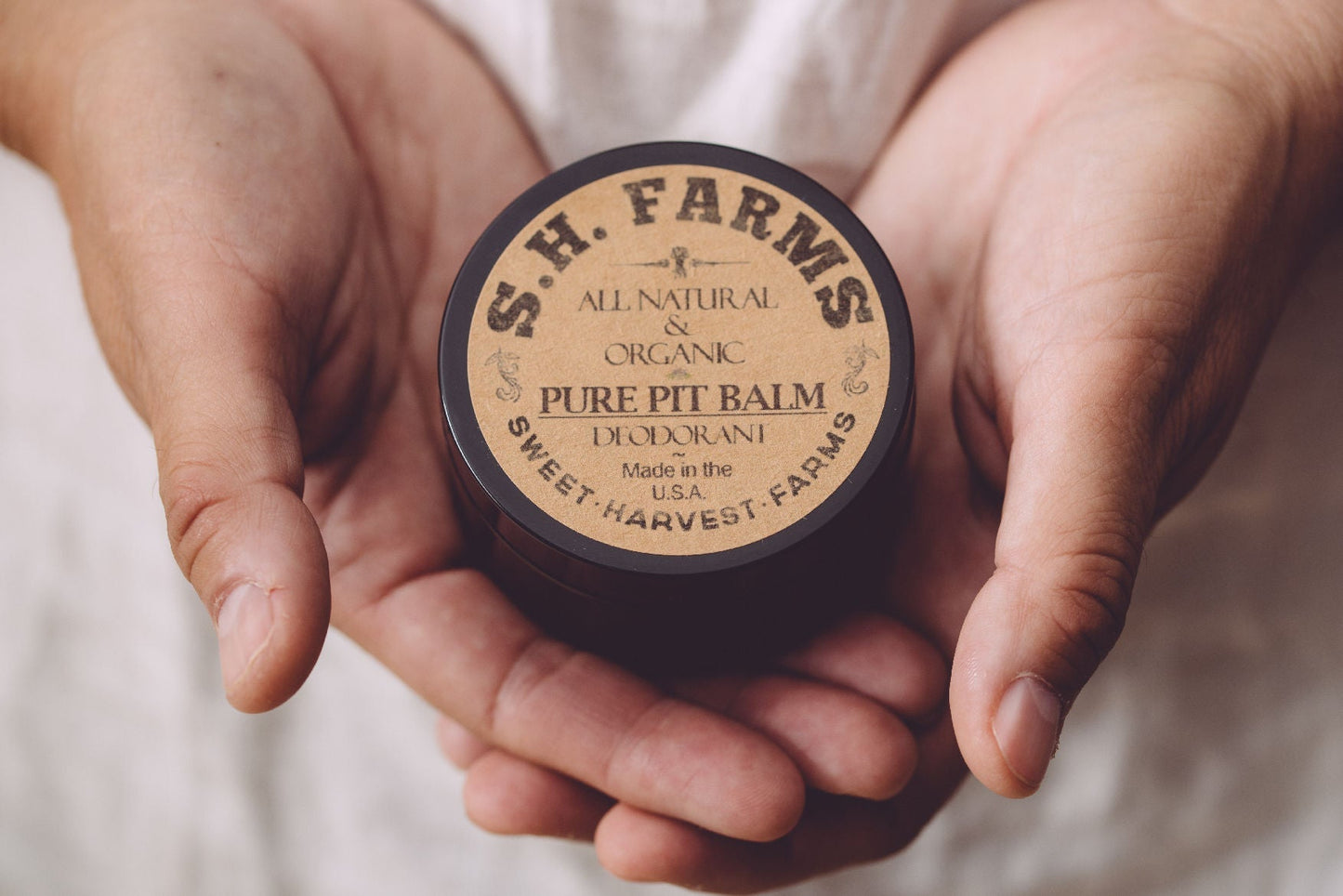 Pure Pit Balm Deodorant Organic Natural Aluminum Free 5oz Sweet Harvest Farms Everetts Place: Online Boutique