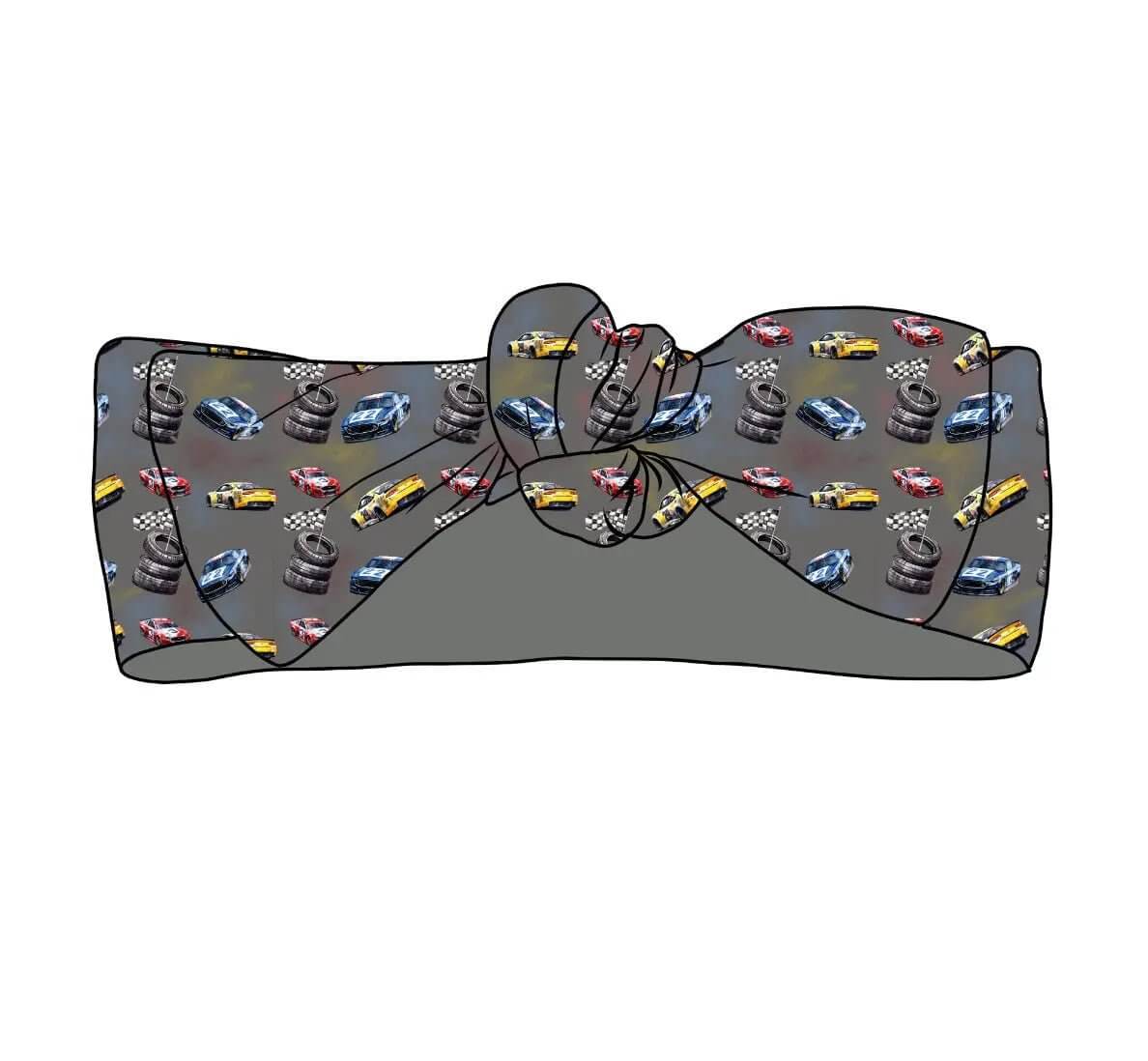 Miller & Co. Racecar, Headband Bow - Everetts Place Boutique -