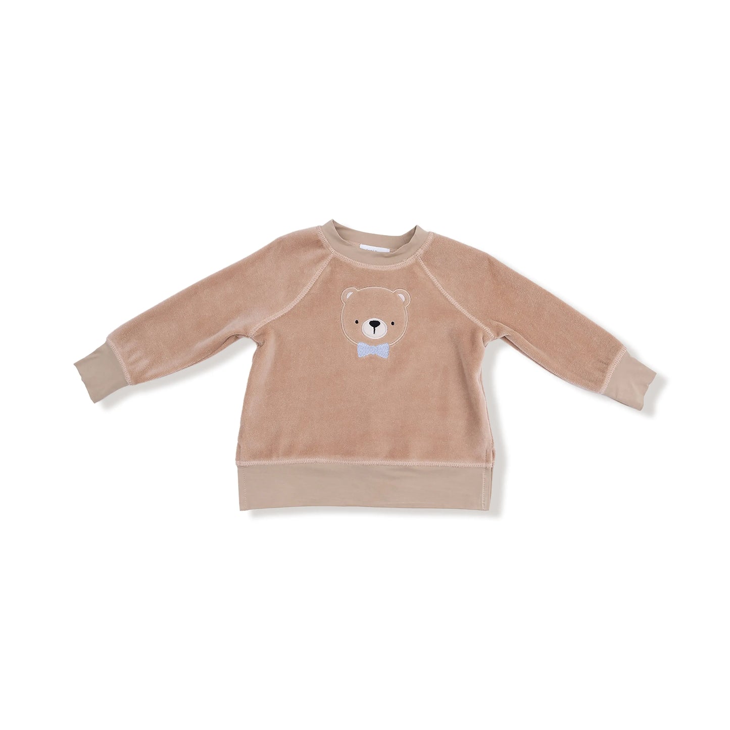 Raglan Sweatshirt and Jogger Set with Teddy Bear Applique Angel Dear Everetts Place: Online Boutique