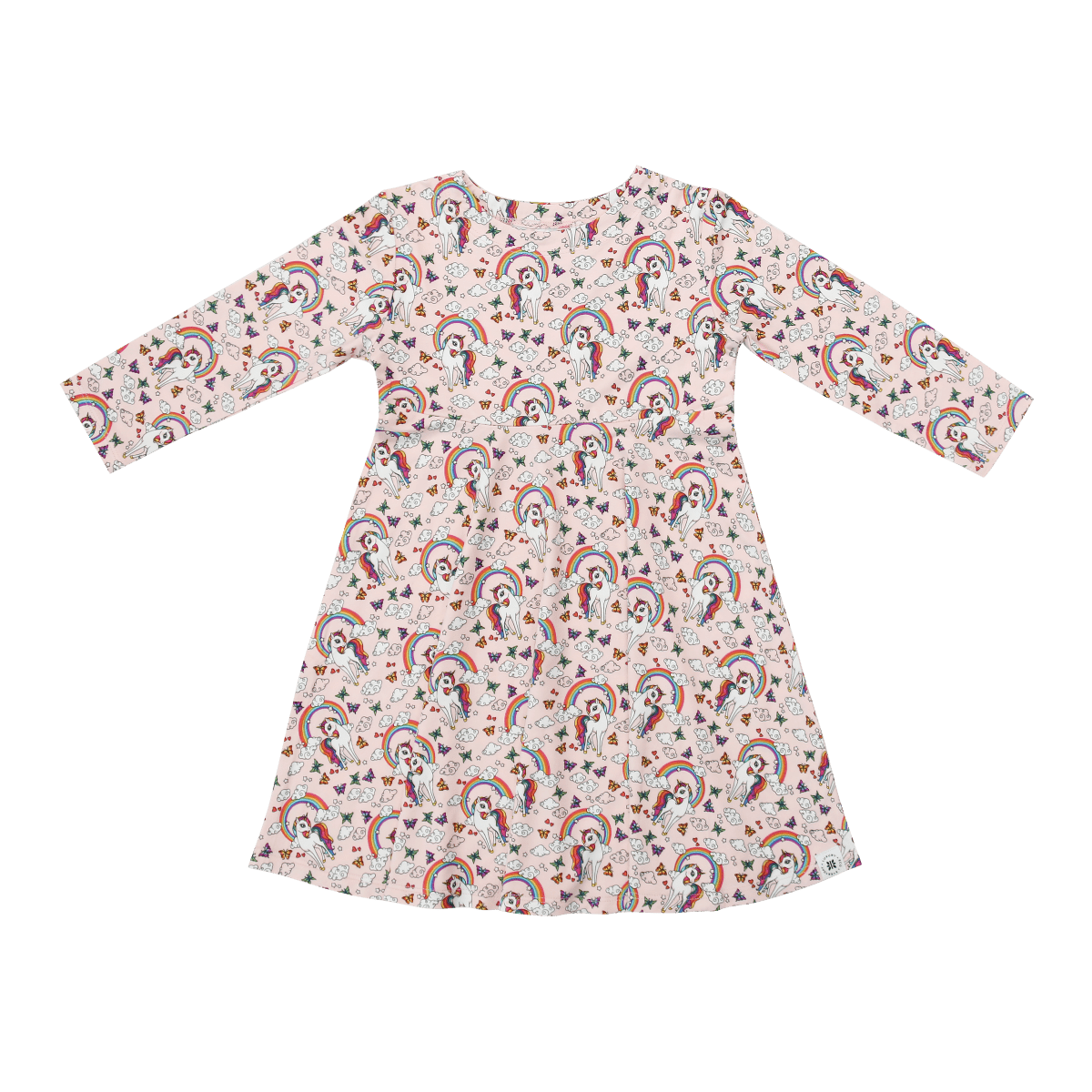 Sweet Bamboo Rainbow Bright Swirly Girl Dress - Everetts Place Boutique -