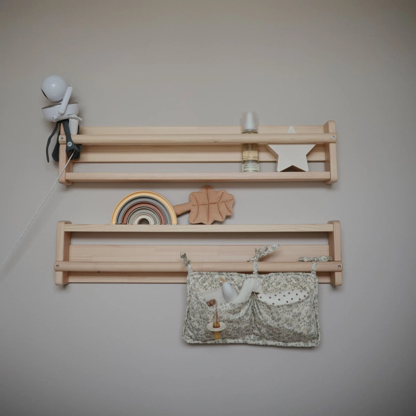 Rainbow Stacker Toy from Danish Hygge Collection for Learning and Play Mushie Everetts Place: Online Boutique