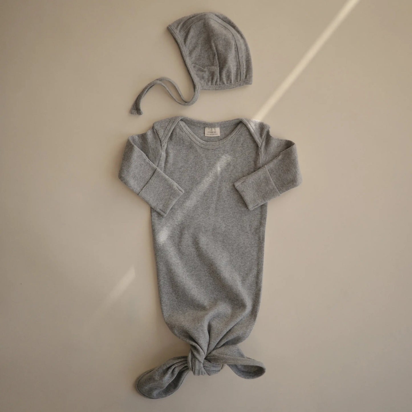Ribbed Baby Bonnet Made with Organic Cotton for Warmth and Comfort Mushie Everetts Place: Online Boutique