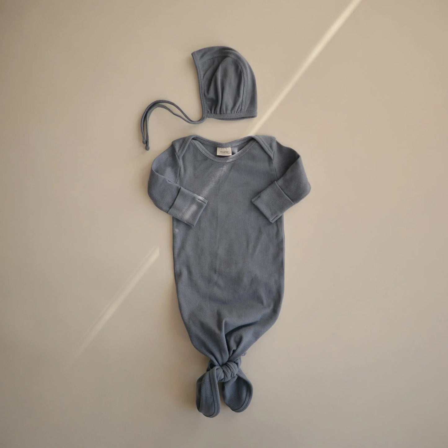 Ribbed Baby Bonnet Made with Organic Cotton for Warmth and Comfort Mushie Everetts Place: Online Boutique
