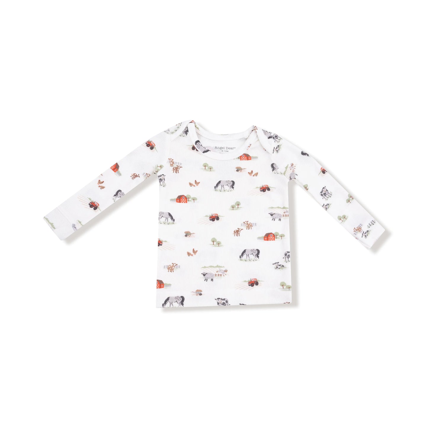 Ribbed Modal Long Sleeve Loungewear Set For Kids Cozy Nights Angel Dear Everetts Place: Online Boutique