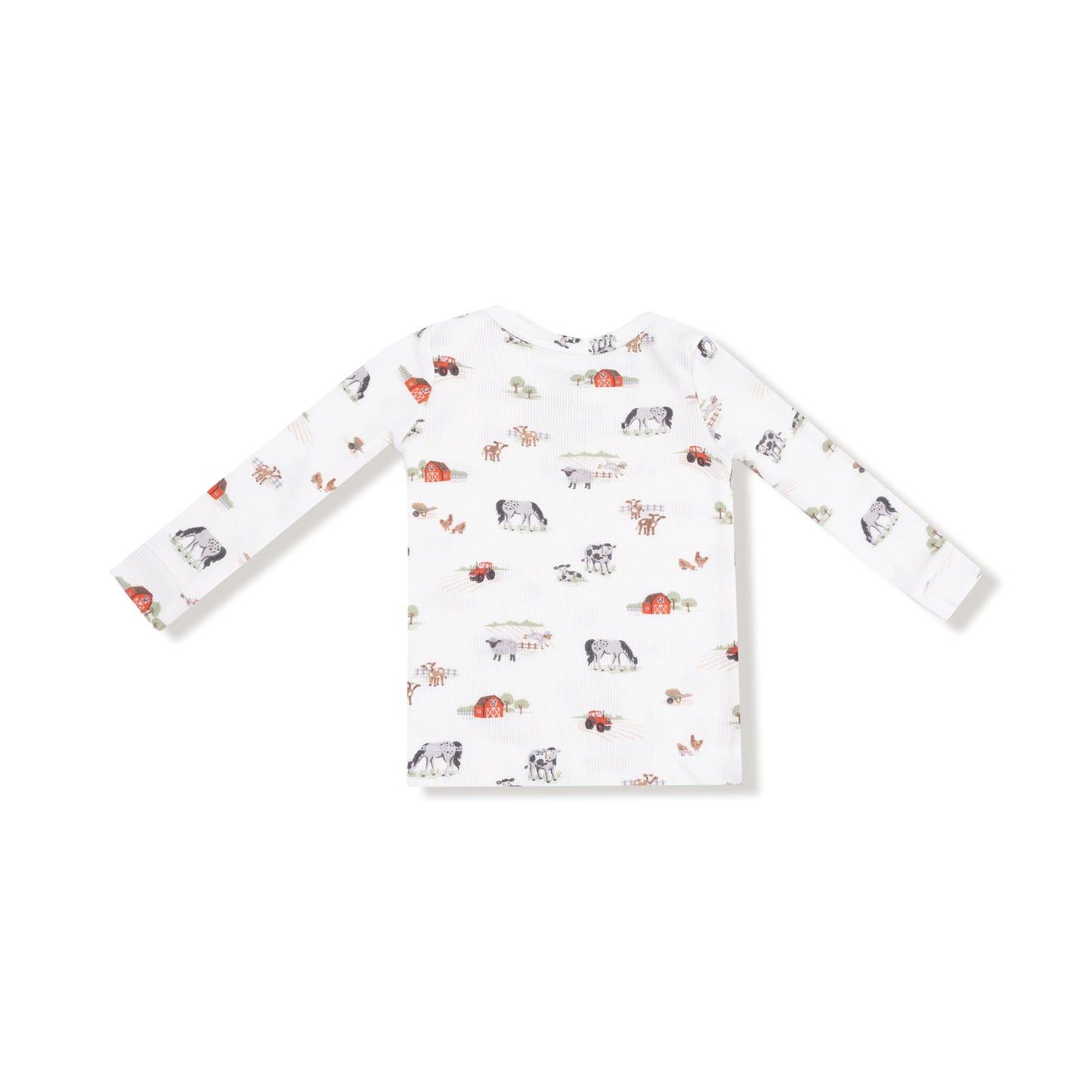 Ribbed Modal Long Sleeve Loungewear Set For Kids Cozy Nights Angel Dear Everetts Place: Online Boutique