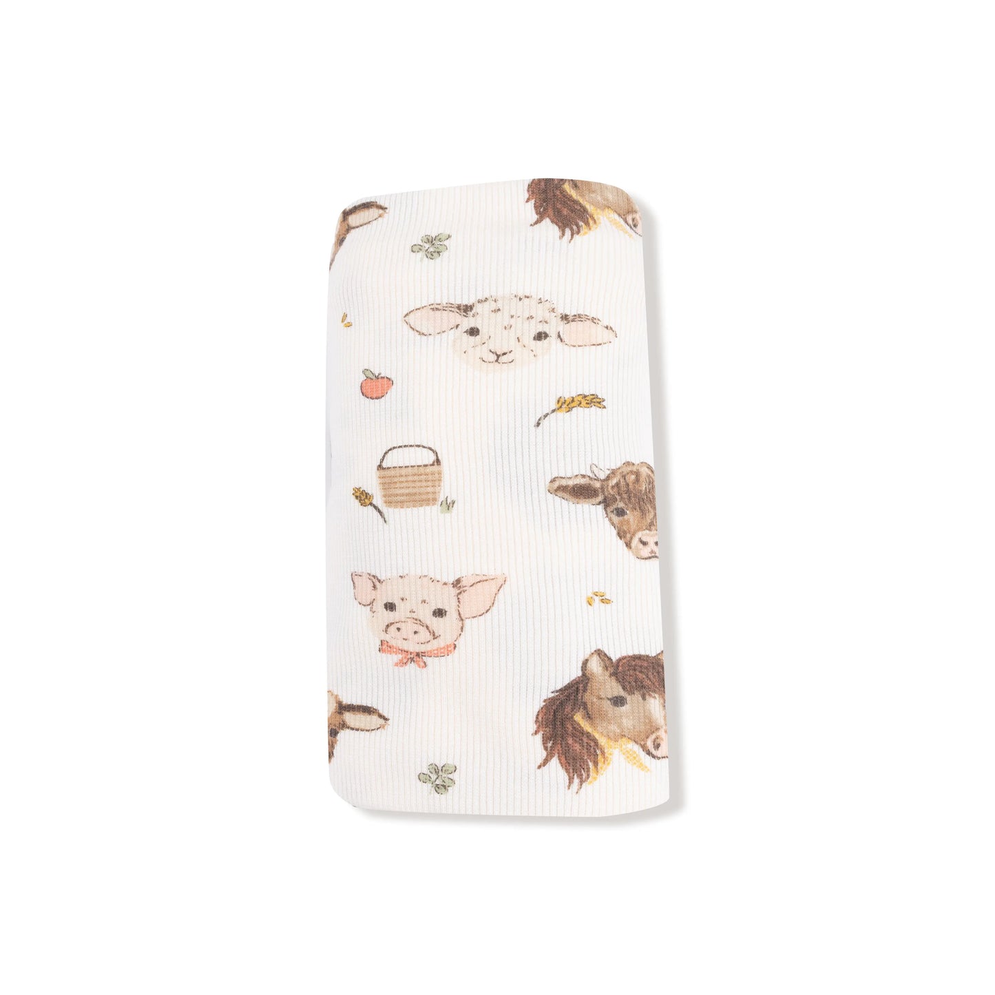 Ribbed Modal Swaddle Blanket 45x45 Inches Baby Wrap Angel Dear Everetts Place: Online Boutique