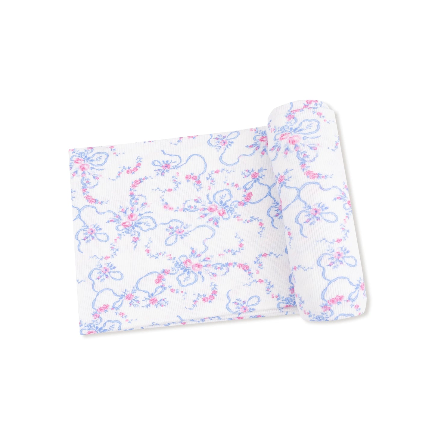 Ribbed Modal Swaddle Blanket 45x45 Inches For Baby Angel Dear Everetts Place: Online Boutique