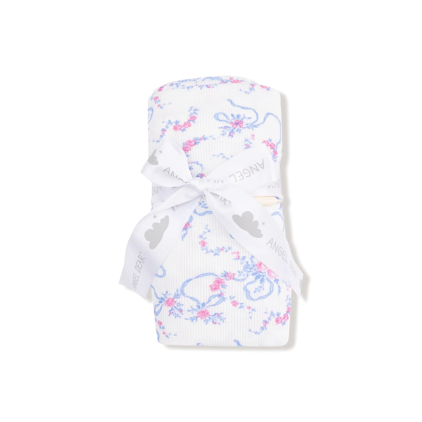 Ribbed Modal Swaddle Blanket 45x45 Inches For Baby Angel Dear Everetts Place: Online Boutique