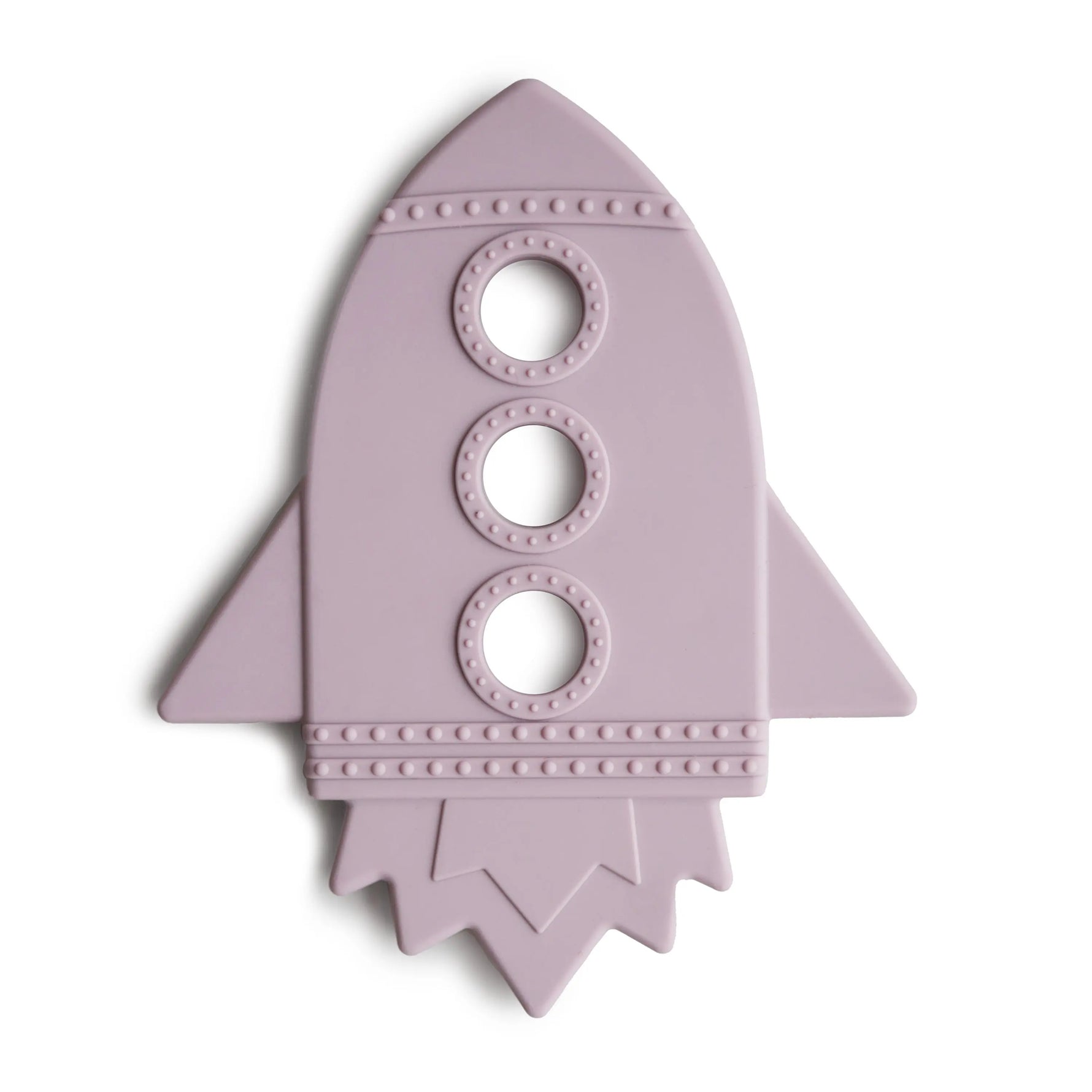 Mushie Rocket Teether Made from Non-Toxic Food-Grade Silicone for Baby Gums - Baby & Toddler > Baby Health > Pacifiers & Teethers teether