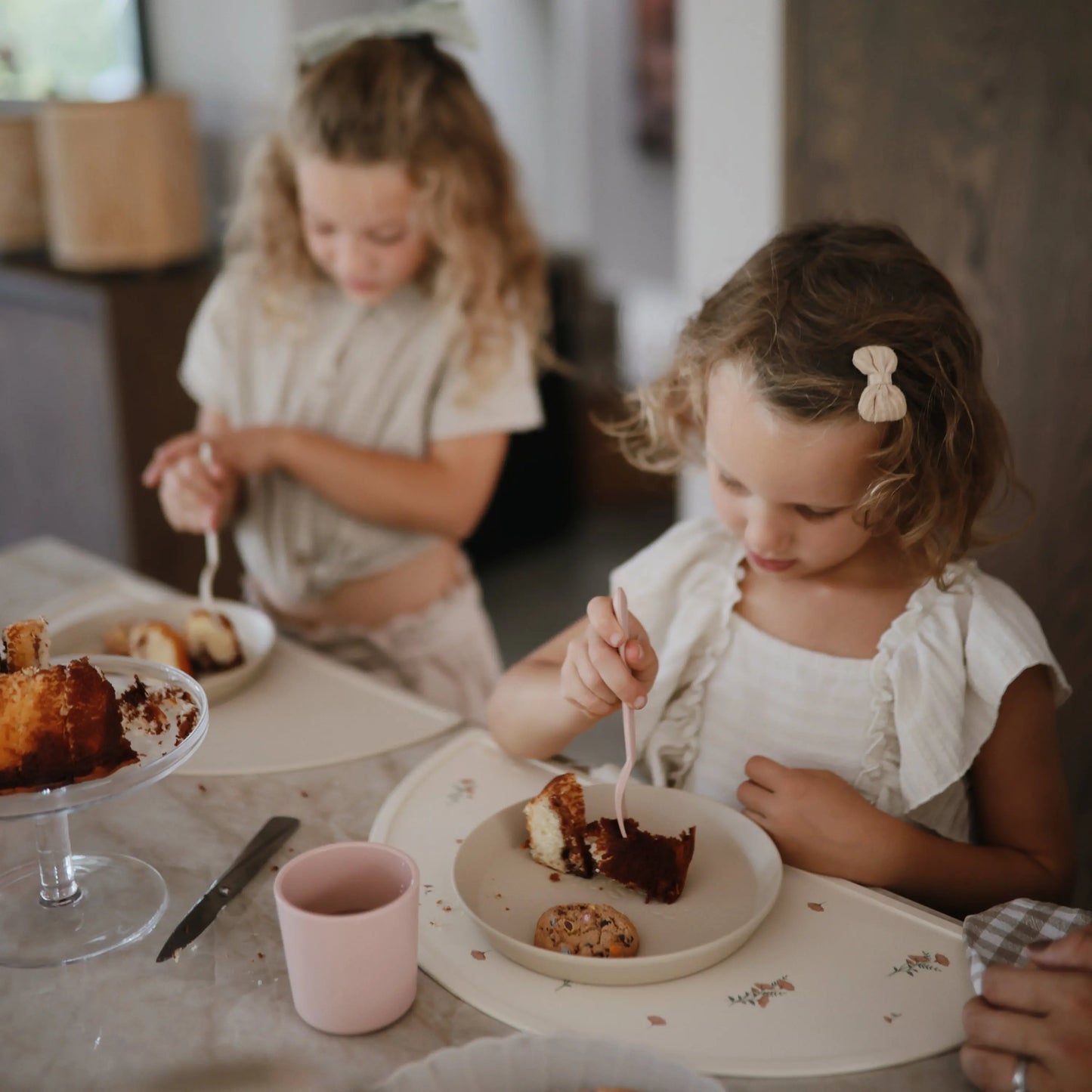 Round Dinnerware Plates BPA Free Plastic Set Dishwasher Microwave Safe Mushie Everetts Place: Online Boutique