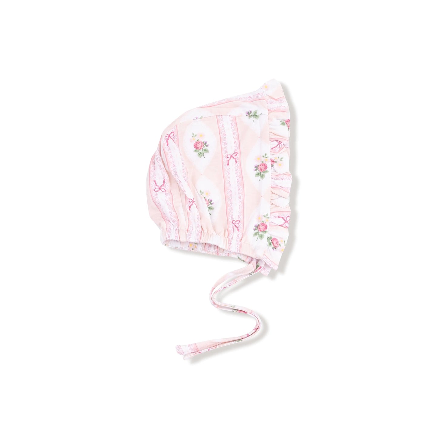 Ruffle Bonnet Baby Hat Viscose Bamboo Cozy Angel Dear Angel Dear Everetts Place: Online Boutique