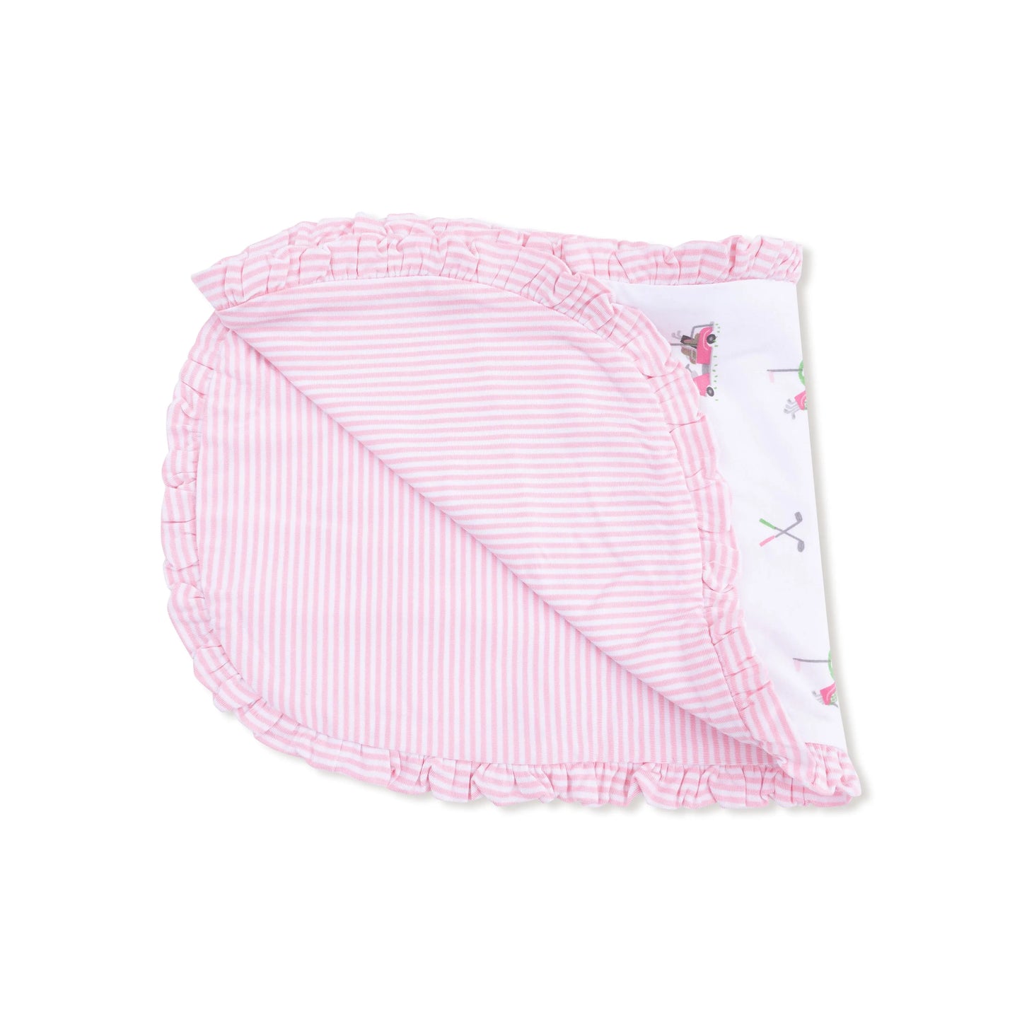Ruffle Burp Cloth Soft Bamboo Viscose by Angel Dear Angel Dear Everetts Place: Online Boutique