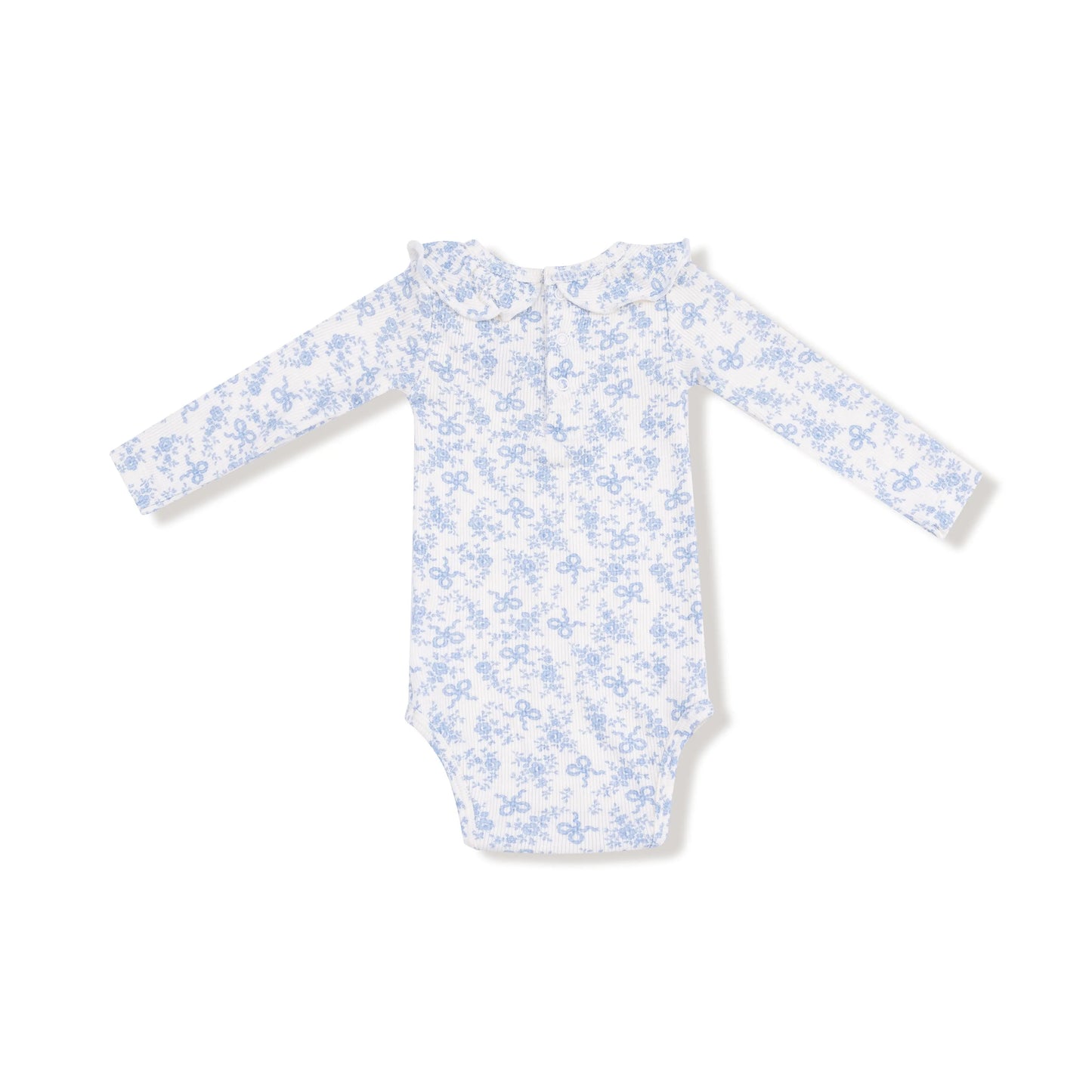 Ruffle Collar Bubble Romper Cozy Fall and Winter Wear Angel Dear Everetts Place: Online Boutique