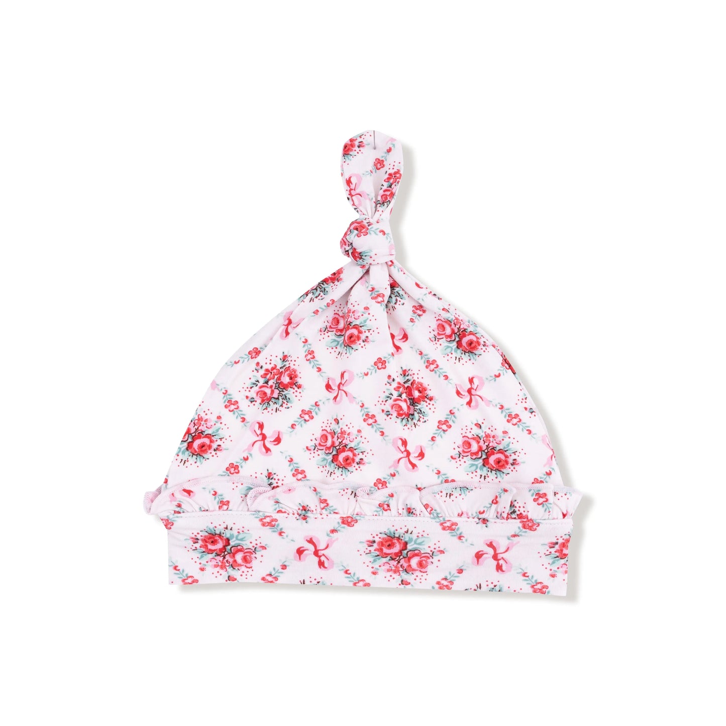 Ruffle Knotted Baby Hat Viscose Bamboo Angel Dear Cozy Angel Dear Everetts Place: Online Boutique