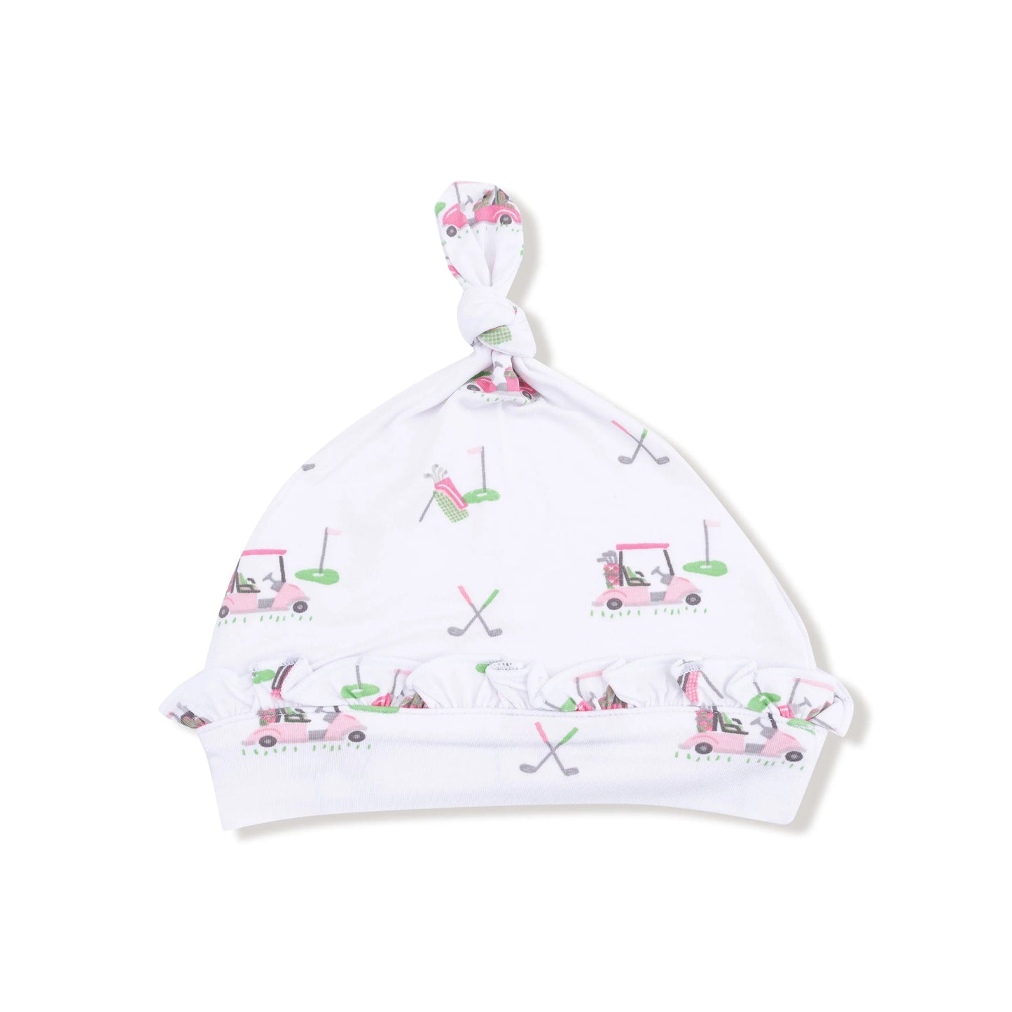 Ruffle Knotted Baby Hat With Delicate Trim Viscose Bamboo Angel Dear Everetts Place: Online Boutique