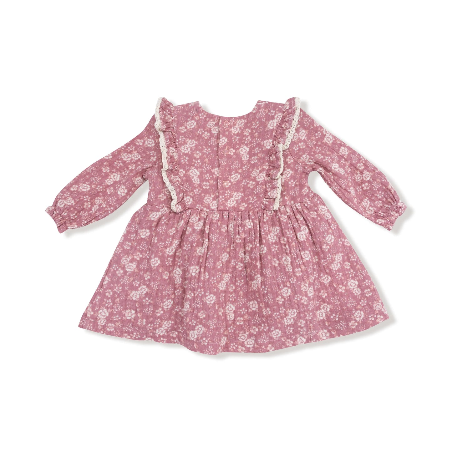 Ruffle Long Sleeve Bubble With Skirt Organic Cotton Angel Dear Everetts Place: Online Boutique