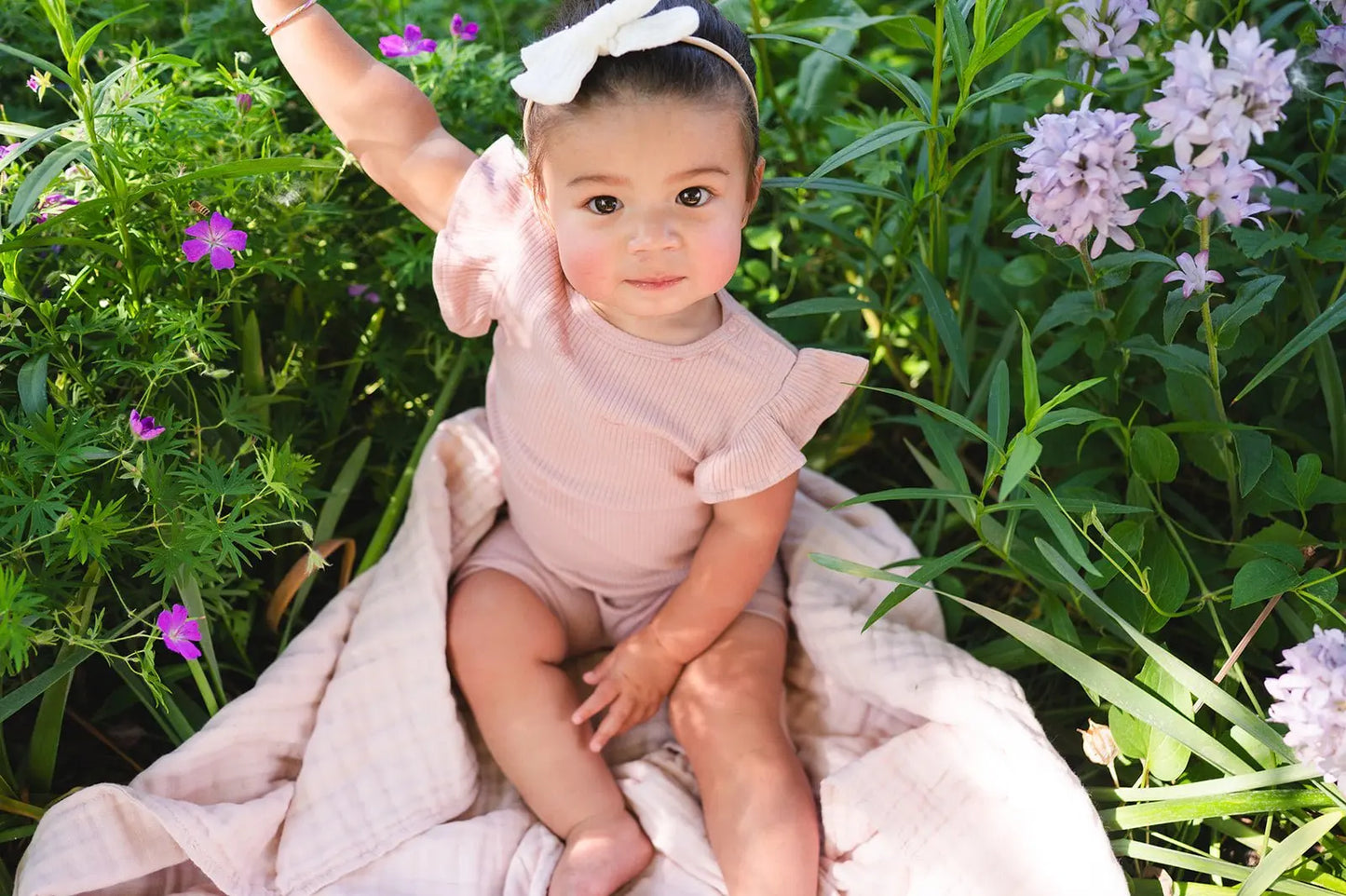 Ruffle Ribbed Short Set - Dusty Rose Harp Angel Boutique