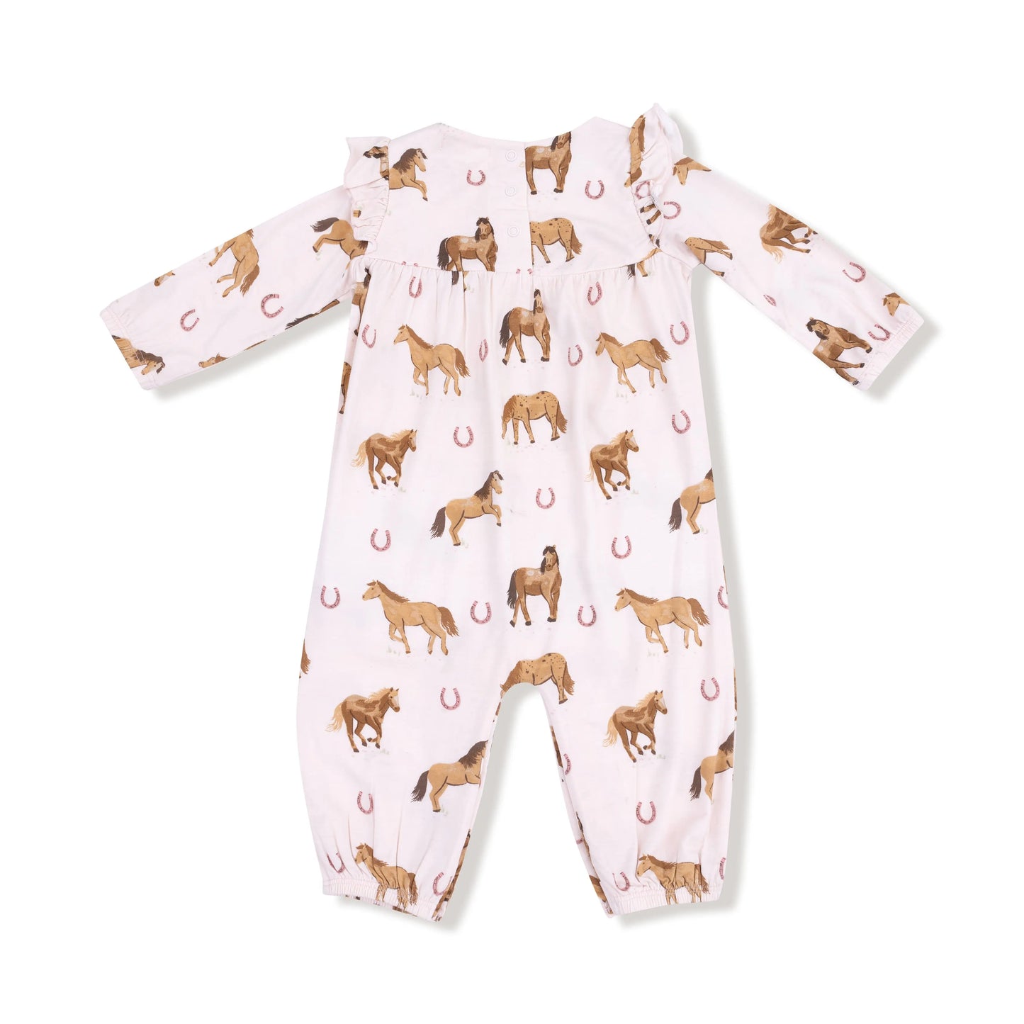 Ruffle Sleeve Romper For Baby By Angel Dear Soft Bamboo Angel Dear Everetts Place: Online Boutique