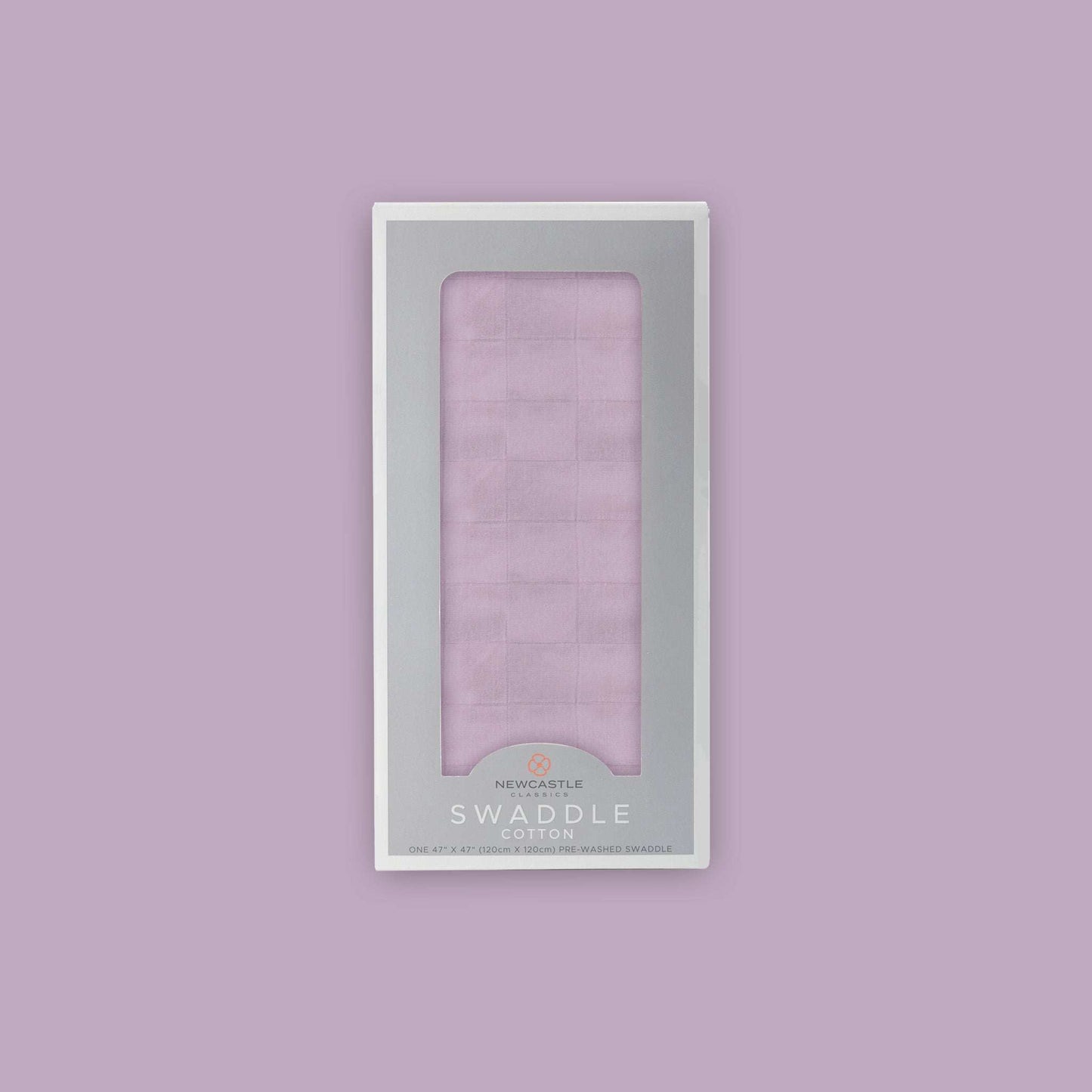 Orchid Lavender Muslin Swaddle Blanket for Babies Soft Breathable Cotton Multi Use Nursing Stroller Cover Newcastle Classics