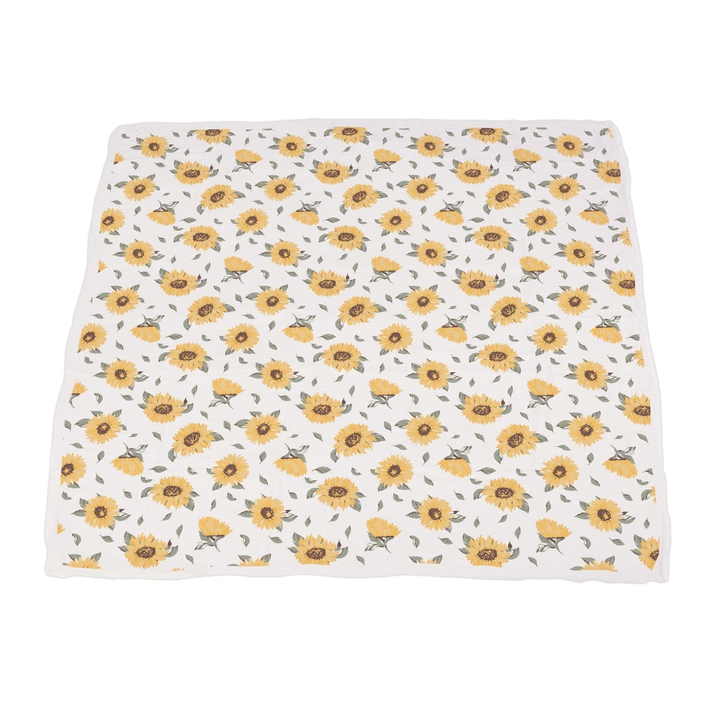 Sunflower Farm And Honey Bee Newcastle Blanket 100 Percent Natural Bamboo Muslin 47 Inch By 47 Inch Newcastle Classics