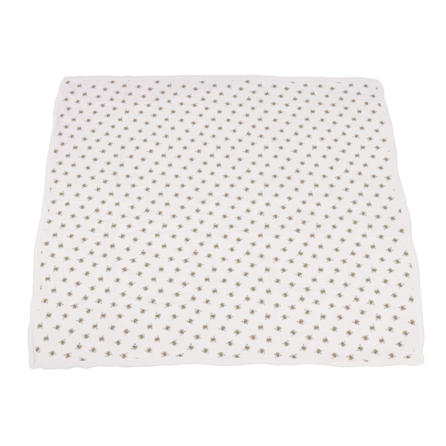Sunflower Farm And Honey Bee Newcastle Blanket 100 Percent Natural Bamboo Muslin 47 Inch By 47 Inch Newcastle Classics