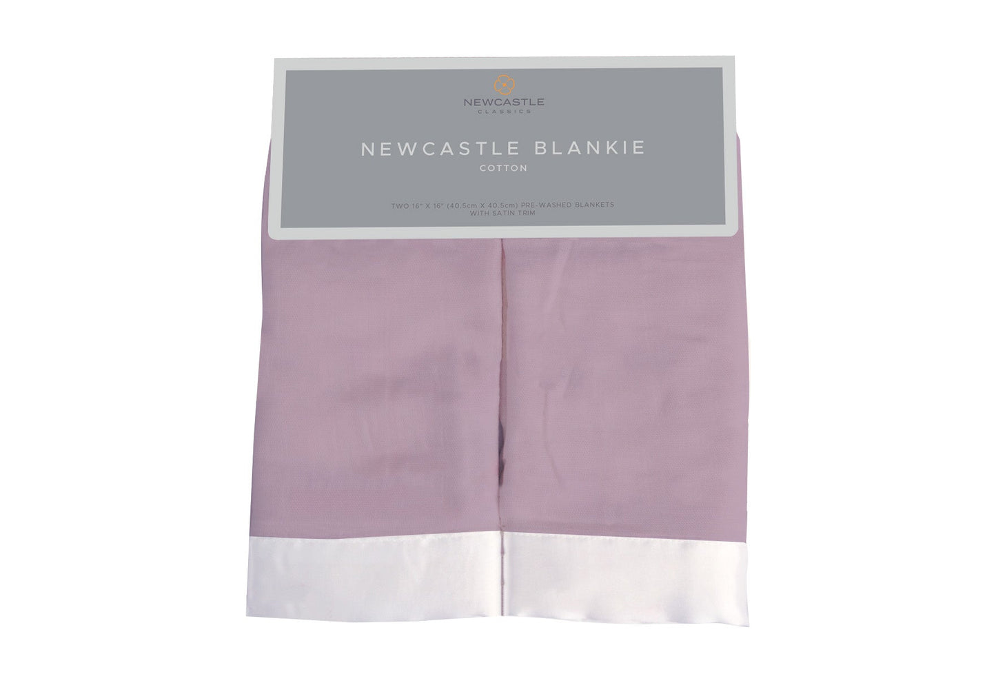 Orchid Lavender Cotton Muslin Security Baby Blankie Newcastle Classics