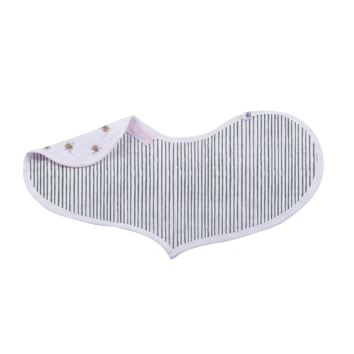 Sunrise To Sunset Heart Bibs Soft Bamboo Muslin Snap Closure Absorbent Feeding Teething 21 Inch x 9.5 Inch Newcastle Classics