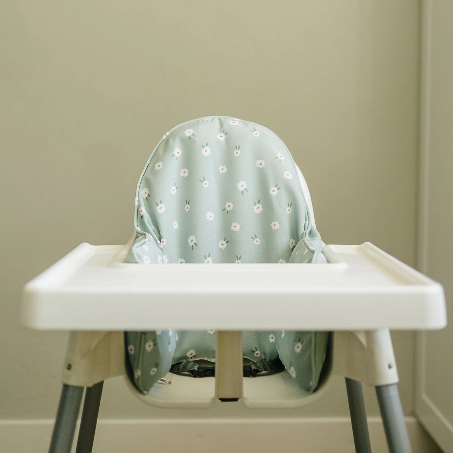 Little Joy Co. Sage Daisy Cushion Cover for IKEA Antilop Highchair - Furniture > Baby & Toddler Furniture > High Chair & Booster Seat Accessories