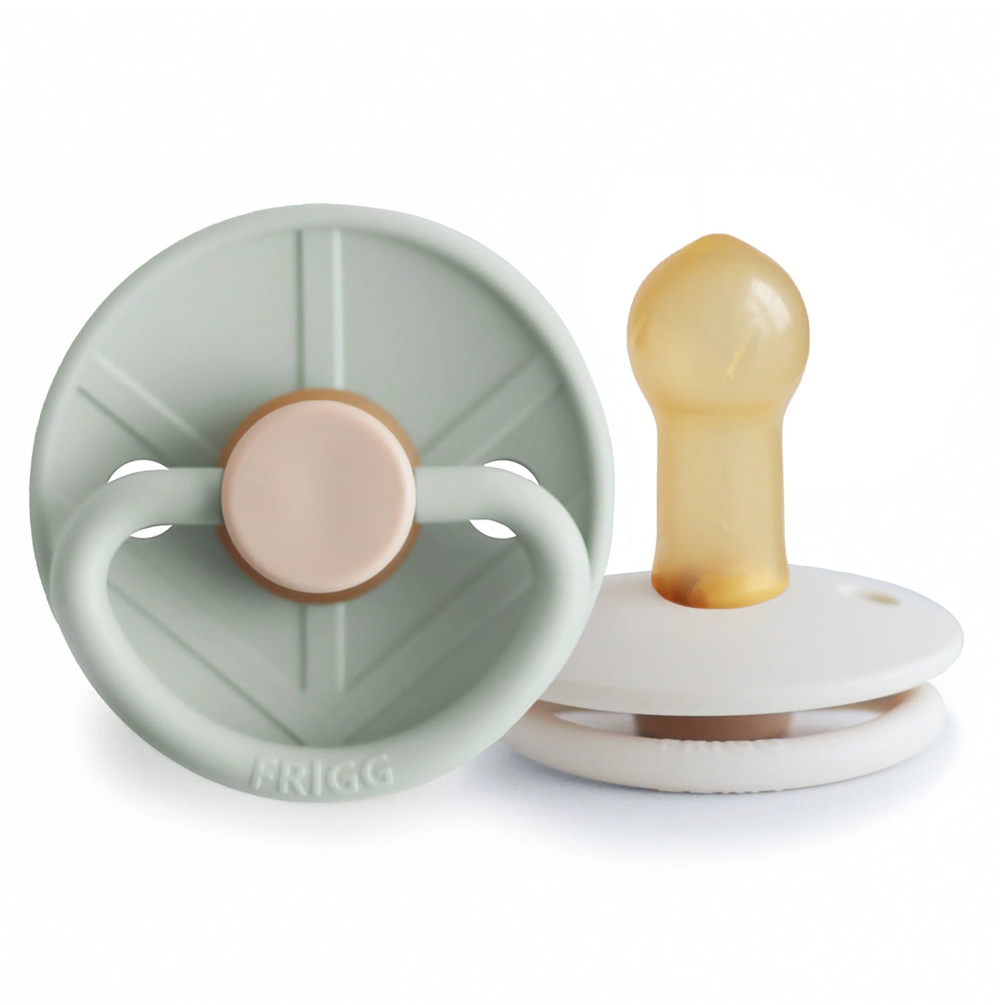 Frigg Little Viking Natural Rubber Pacifier Two Pack Mushie