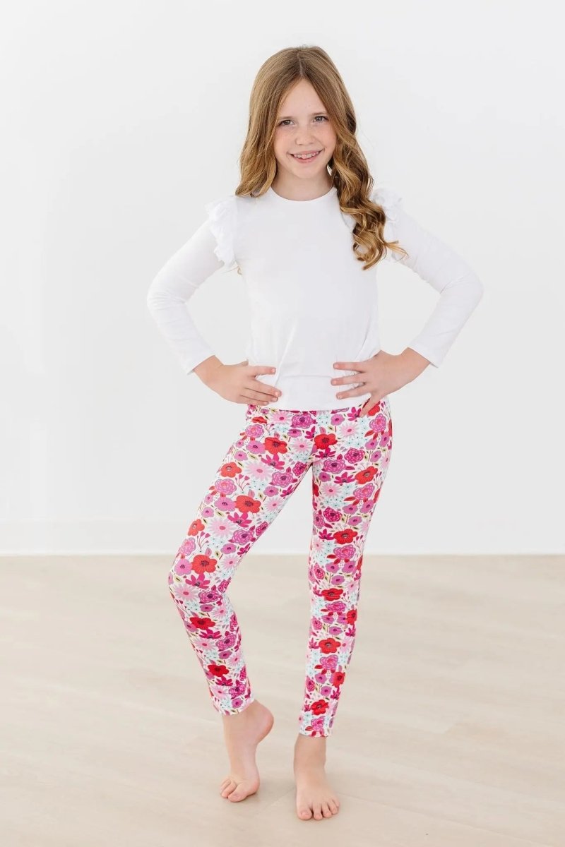 Mila & Rose ® Secret Garden High Waisted Leggings For Layering Mila Rose - Everetts Place Boutique -
