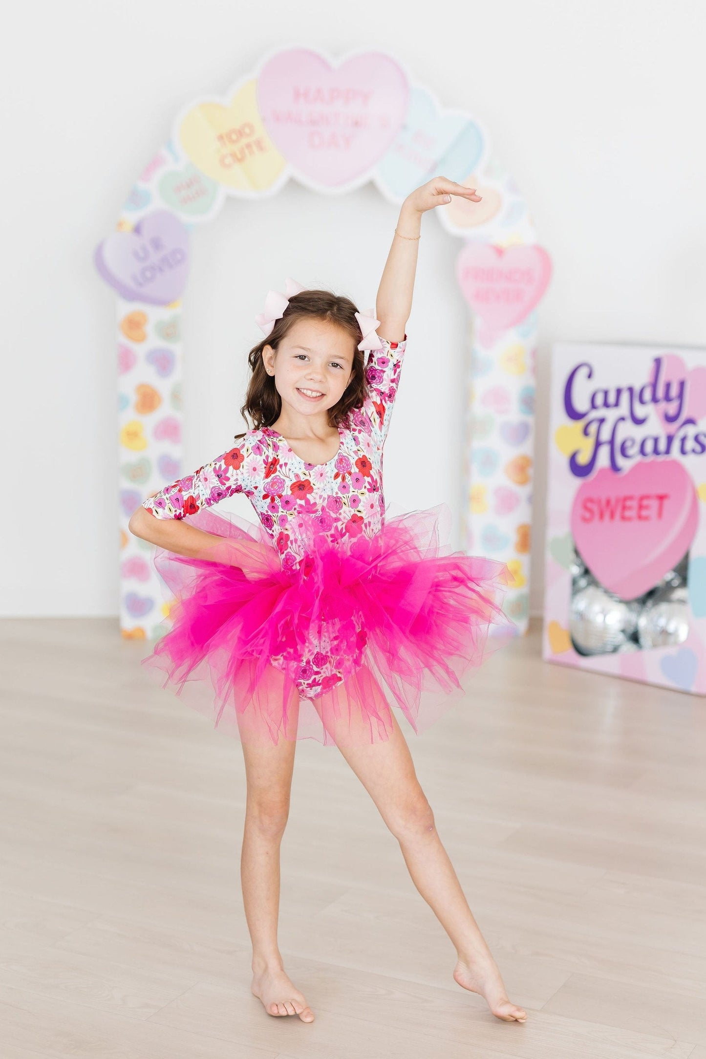 Mila & Rose ® Secret Garden Three Quarter Sleeve Tutu Leotard Girls - Apparel & Accessories > Clothing > Activewear > Dance Dresses, Skirts & Costumes Tutu Leotard 3/4