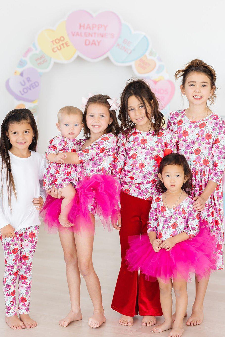 Mila & Rose ® Secret Garden Three Quarter Sleeve Tutu Leotard Girls - Apparel & Accessories > Clothing > Activewear > Dance Dresses, Skirts & Costumes Tutu Leotard 3/4