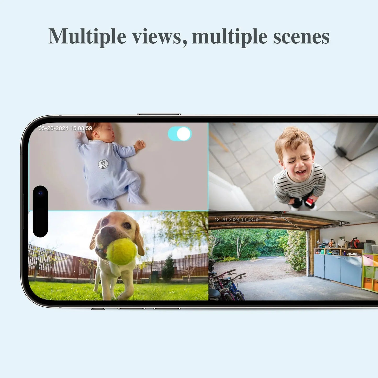 AI Battery Cam with Advanced Detection for Smart Home Security Sense-U